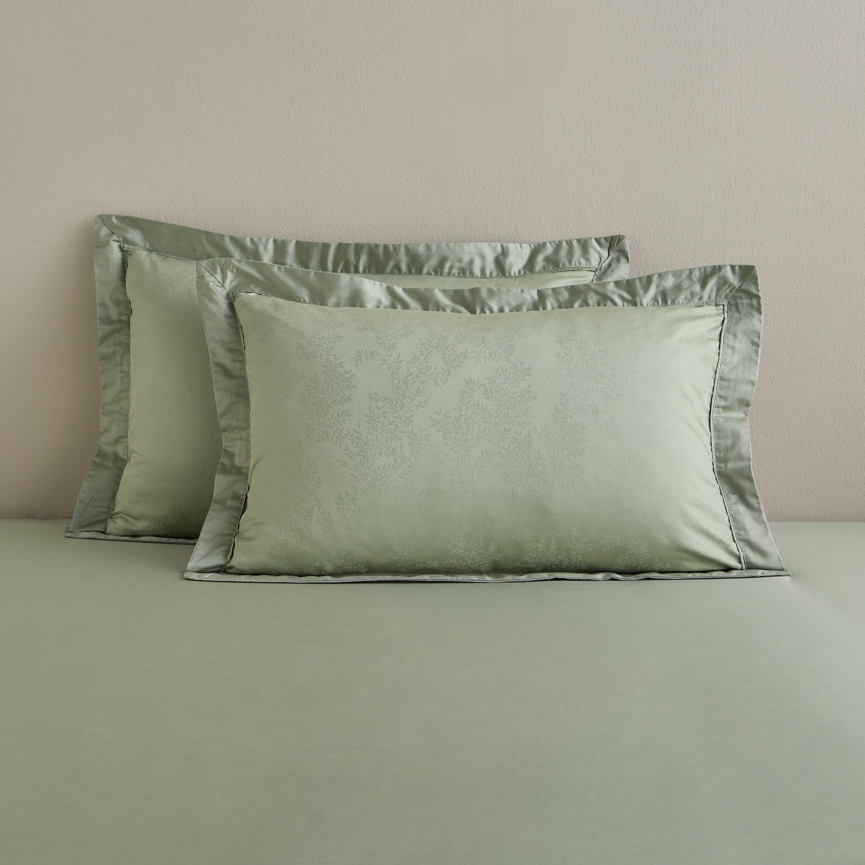 Marbella Egyptian Cotton Jacquard 400 Thread Count 2-Piece Pillowcase Set - 50x75 cm-household-bedding-sheetsandpillowcases-pillowcases-image-1