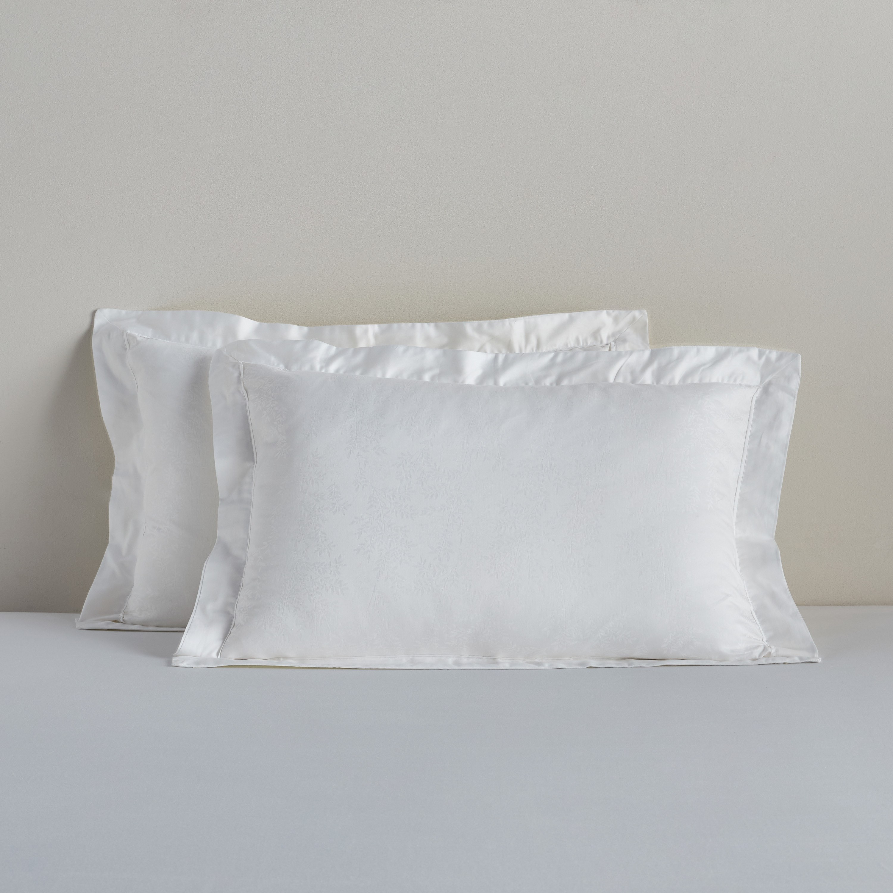 Marbella Egyptian Cotton Jacquard 400 Thread Count 2-Piece Pillowcase Set - 50x75 cm-household-bedding-sheetsandpillowcases-pillowcases-image-1