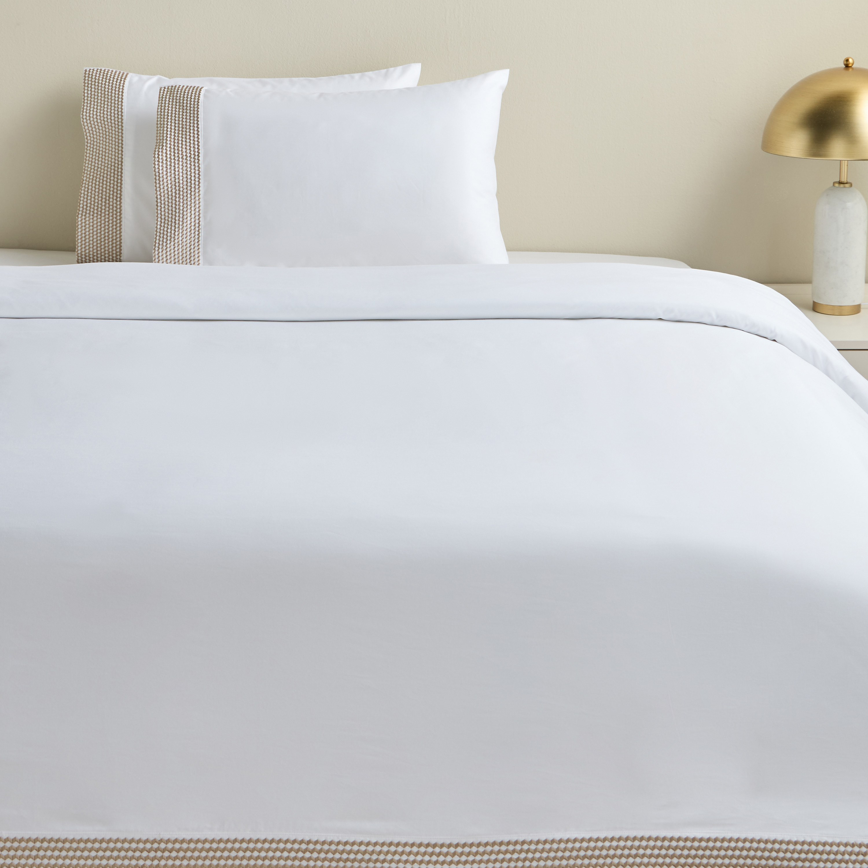 Sydney Egyptian Cotton 600 Thread Count 3-Piece King Duvet Cover Set - 230x220 cm-household-bedding-duvetandcovers-duvetcovers-image-2
