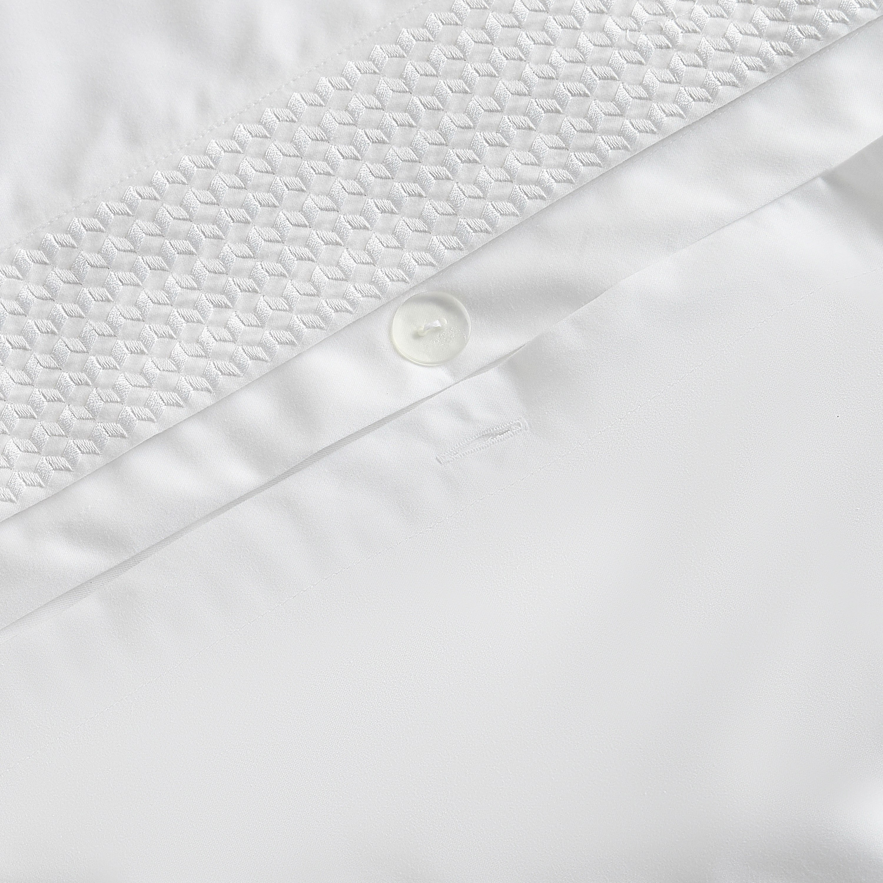 Sydney Egyptian Cotton 600 Thread Count 3-Piece King Duvet Cover Set - 220x230 cm-household-bedding-duvetandcovers-duvetcovers-image-5