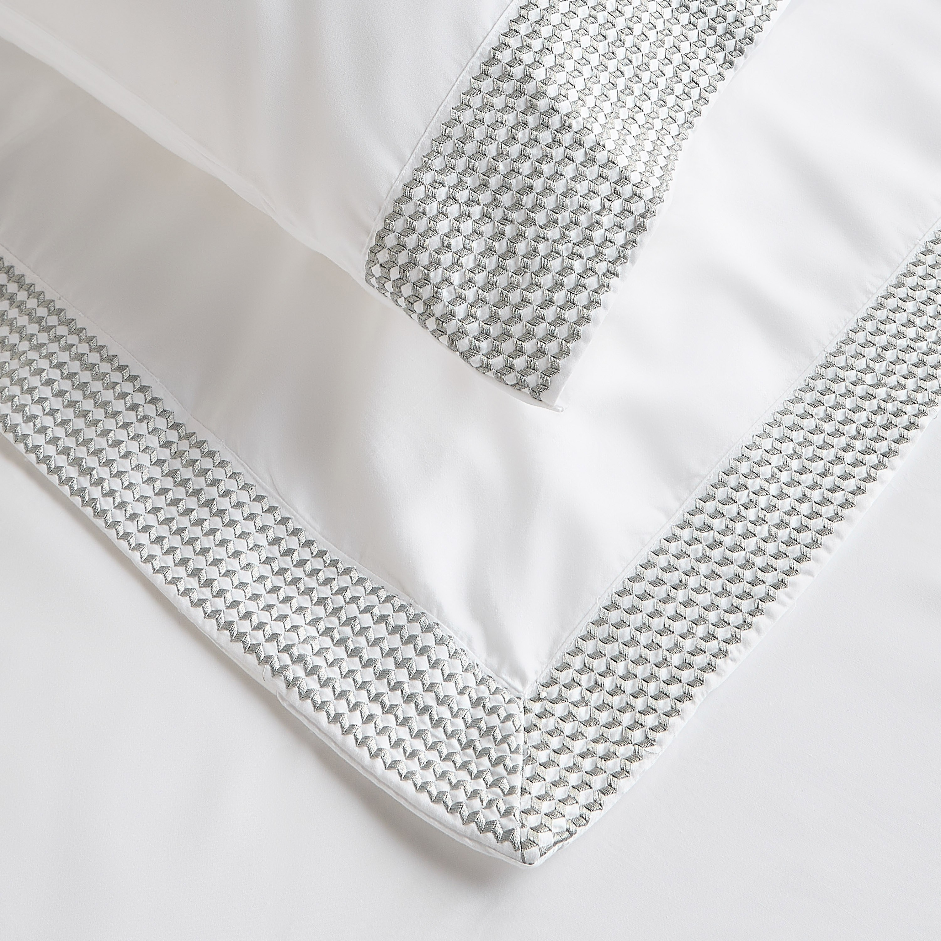 Sydney Egyptian Cotton 600 Thread Count 3-Piece King Duvet Cover Set - 220x230 cm-household-bedding-duvetandcovers-duvetcovers-image-4