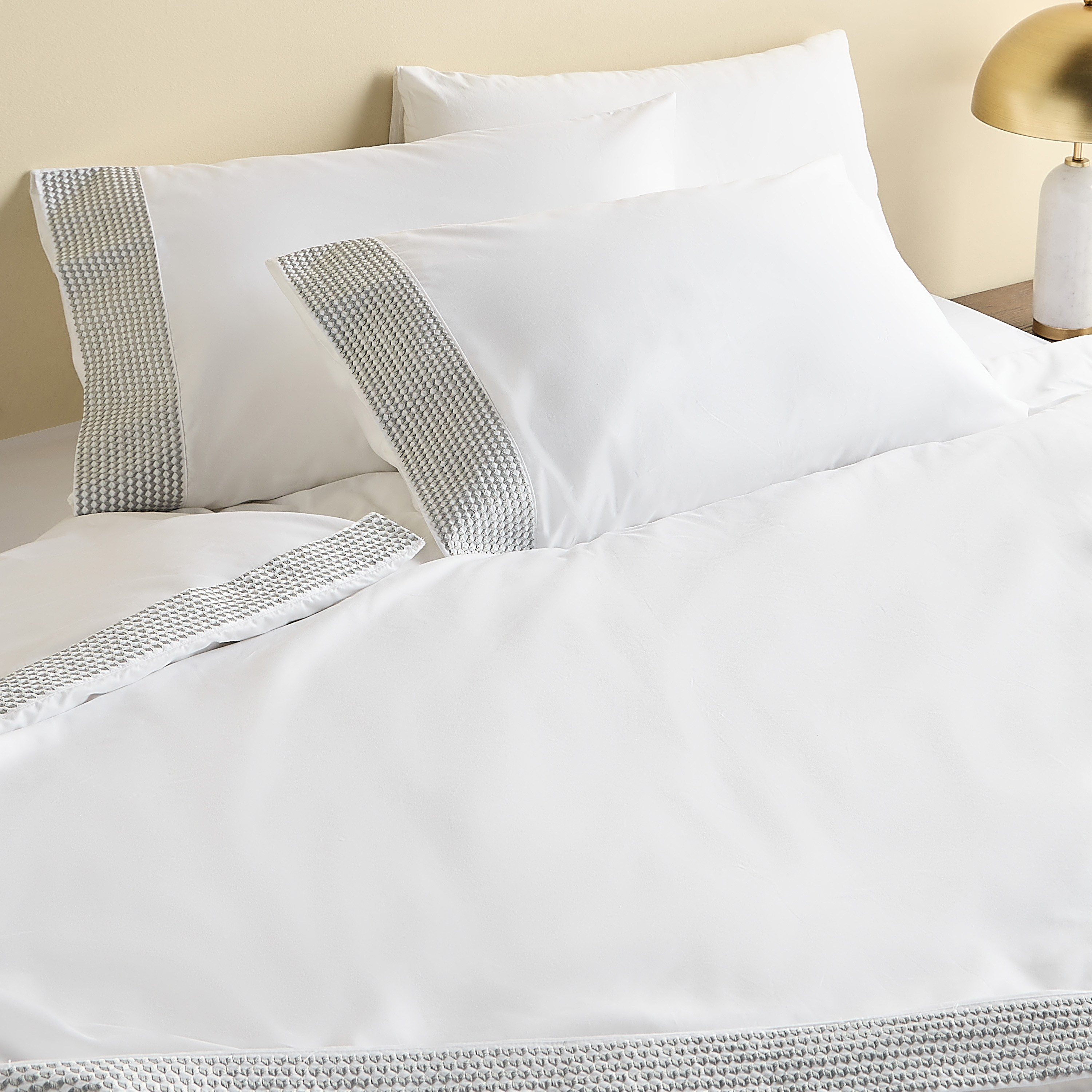 Sydney Egyptian Cotton 600 Thread Count 3-Piece King Duvet Cover Set - 220x230 cm-household-bedding-duvetandcovers-duvetcovers-image-6