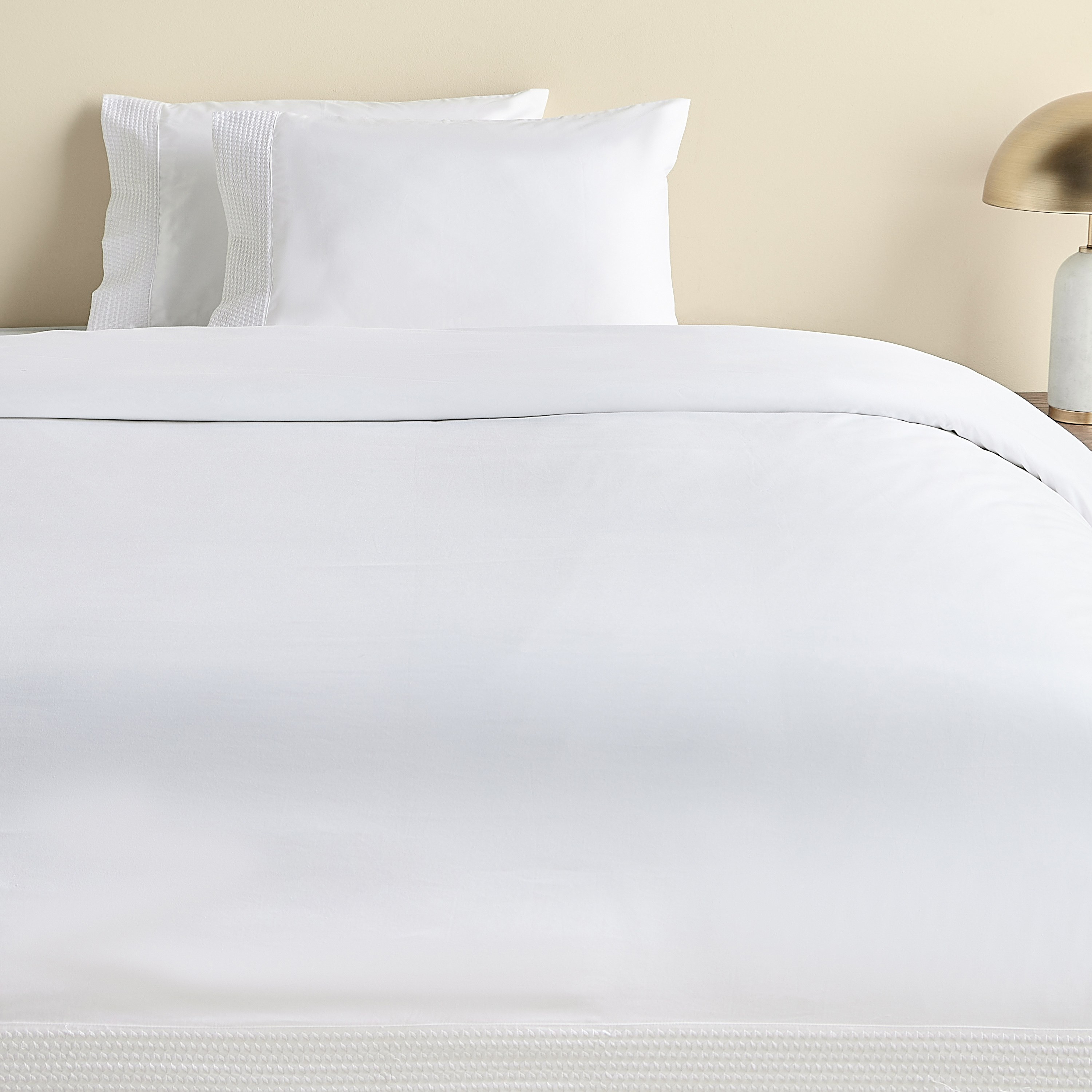 طقم غطاء لحاف سوبر كينج قطن مصري بعدد خيوط 600 خيط 3 قطع - سيدني - 260×220 سم-household-bedding-duvetandcovers-duvetcovers-image-2