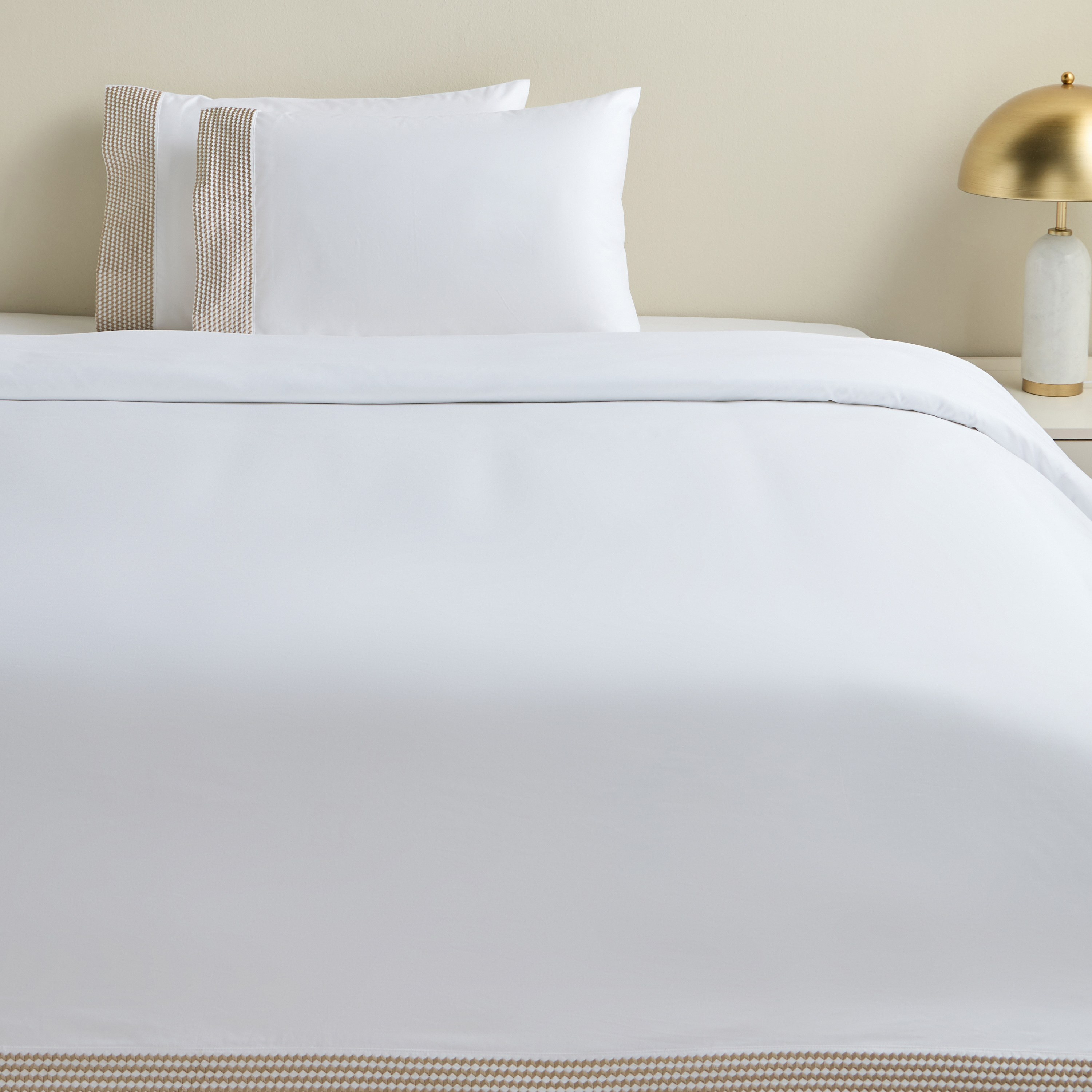Sydney Egyptian Cotton 600 Thread Count 3-Piece Super King Duvet Cover Set - 220x260 cm-household-bedding-duvetandcovers-duvetcovers-image-2
