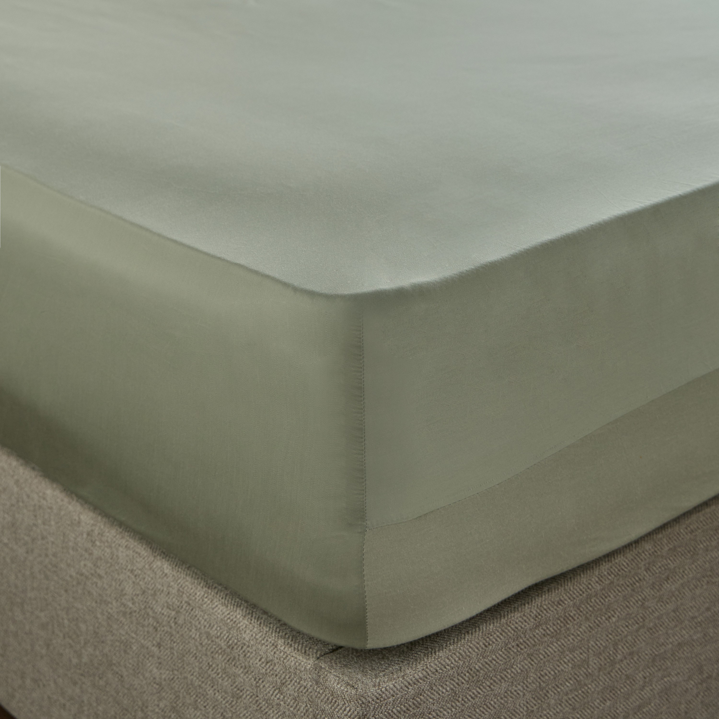 Verona Egyptian Cotton 600 Thread Count Super King Fitted Sheet - 200x205x40 cm-household-bedding-sheetsandpillowcases-fittedsheets-image-1