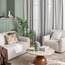 طقم ستائر تعتيم قطعتين - أوبسيديان - 135x300 سم-household-windows-curtains-image-1