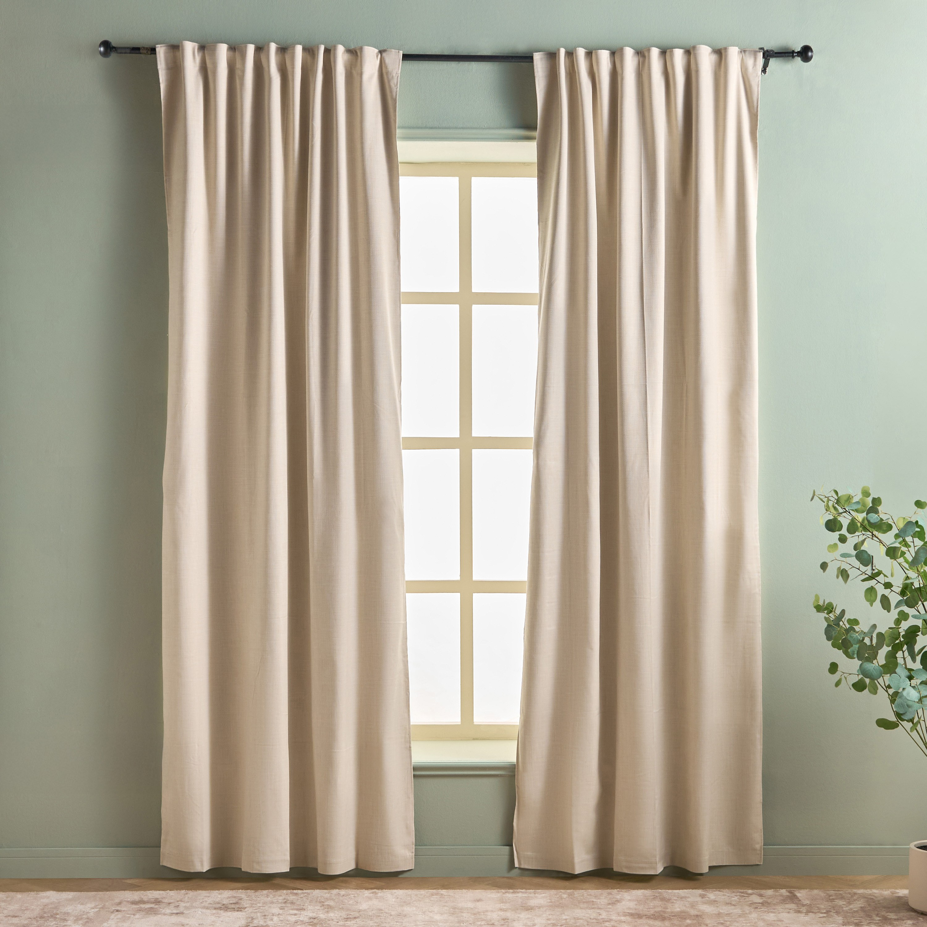 Trench Blackout Curtain - 270x300 cm-household-windows-curtains-image-1