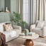 طقم ستائر تعتيم قطعتين - كونفاين - 270x300 سم-household-windows-curtains-image-1