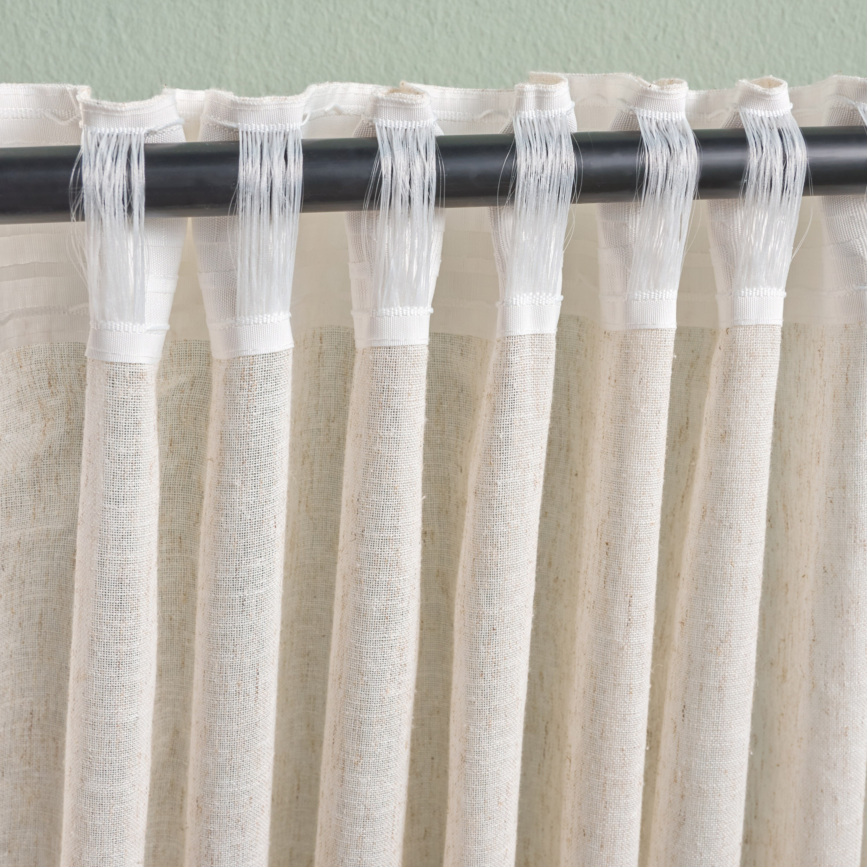 طقم ستائر شفافة قطعتين - ميستي - 270x300 سم-household-windows-curtains-image-3