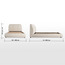 Plush Queen Bed - 160x200 cm-furniture-bedroom-beds-queenbeds-image-13