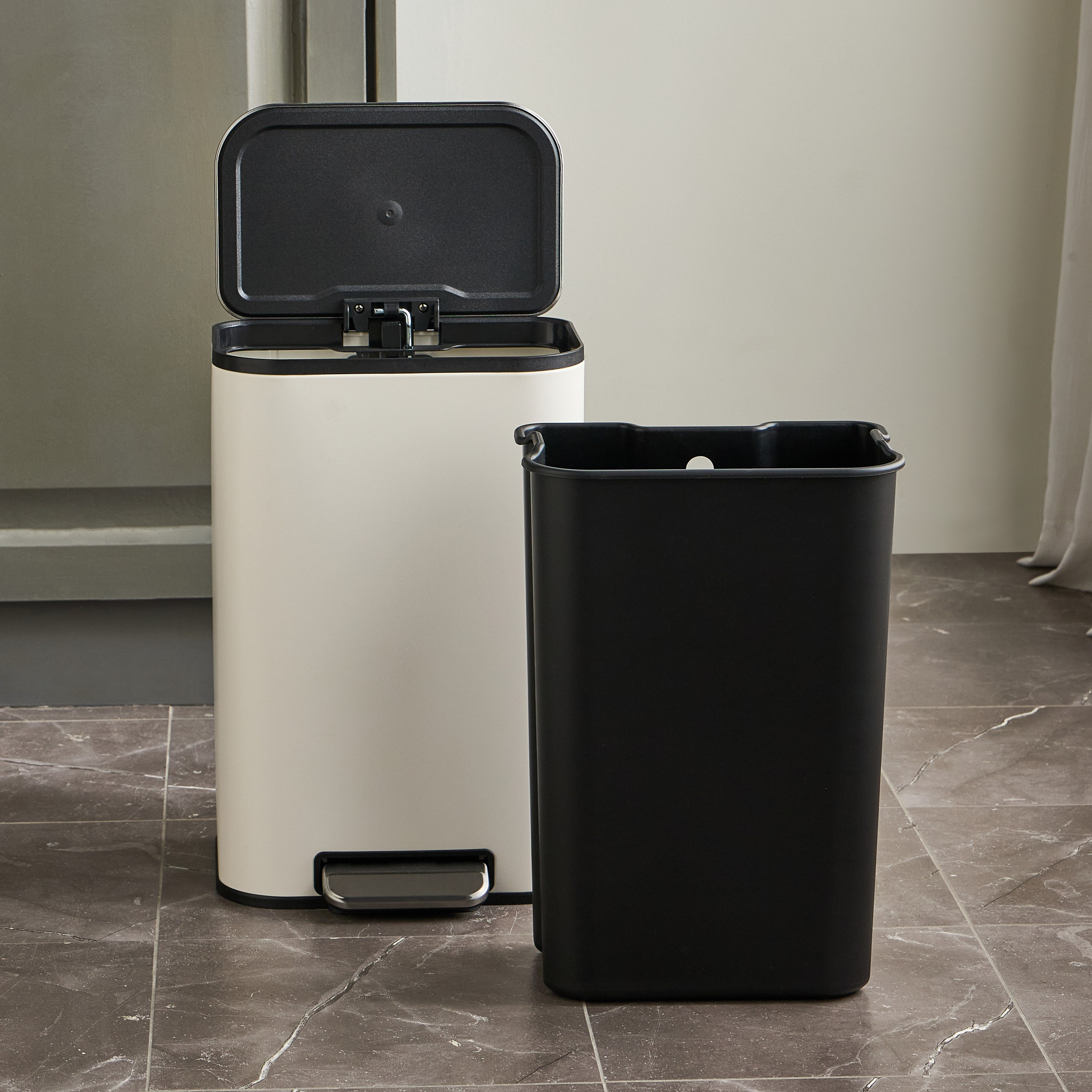 سلة نفايات بدواسة - كوبر - 12 لتر-household-bathandlaundry-wastebinsandaccessories-image-3
