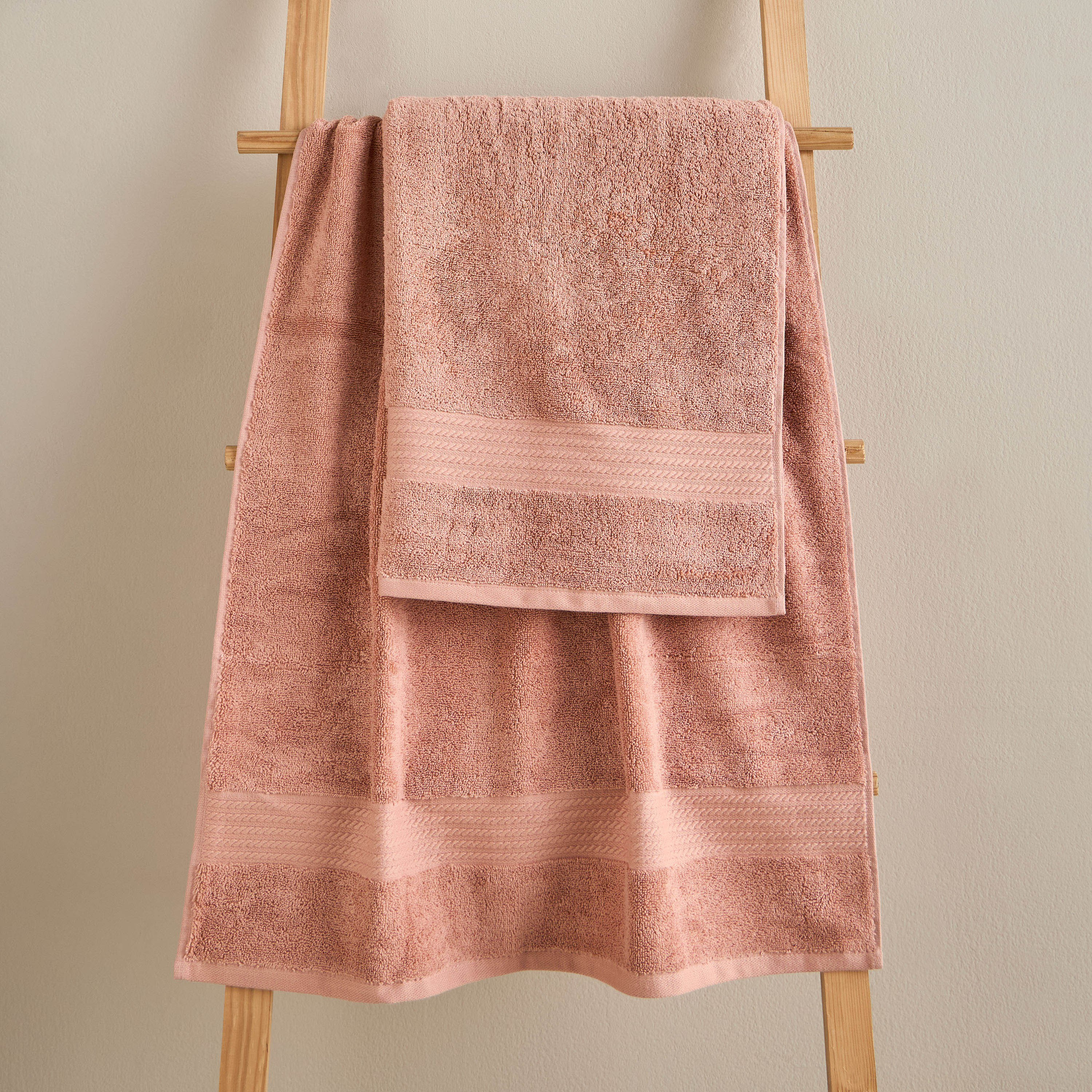 Zoey 2-Piece 500 GSM Cotton Bath Towel Set - 70x140 cm-household-bathandlaundry-bathlinen-towels-image-2