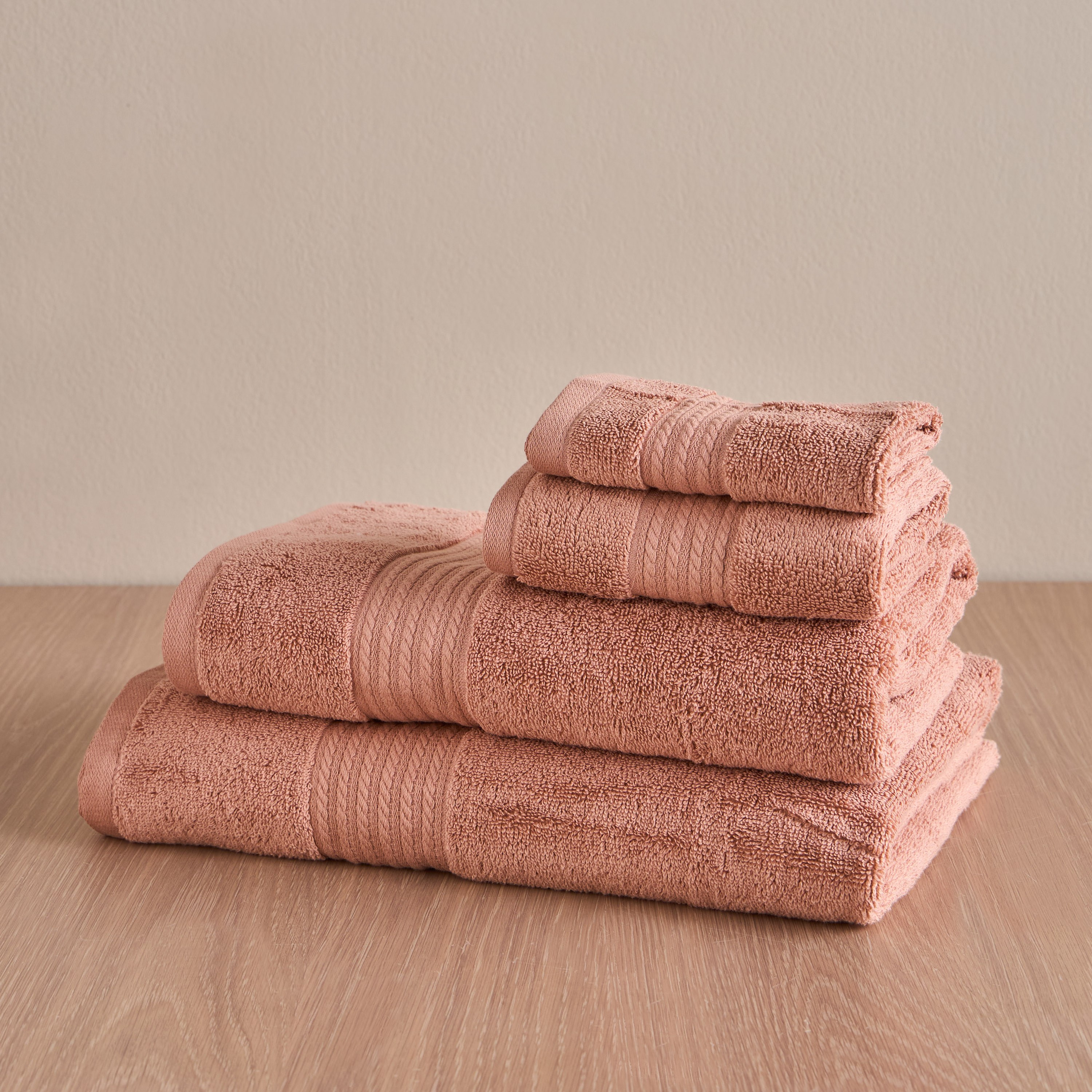 Zoey 2-Piece 500 GSM Cotton Bath Towel Set - 70x140 cm-household-bathandlaundry-bathlinen-towels-image-6