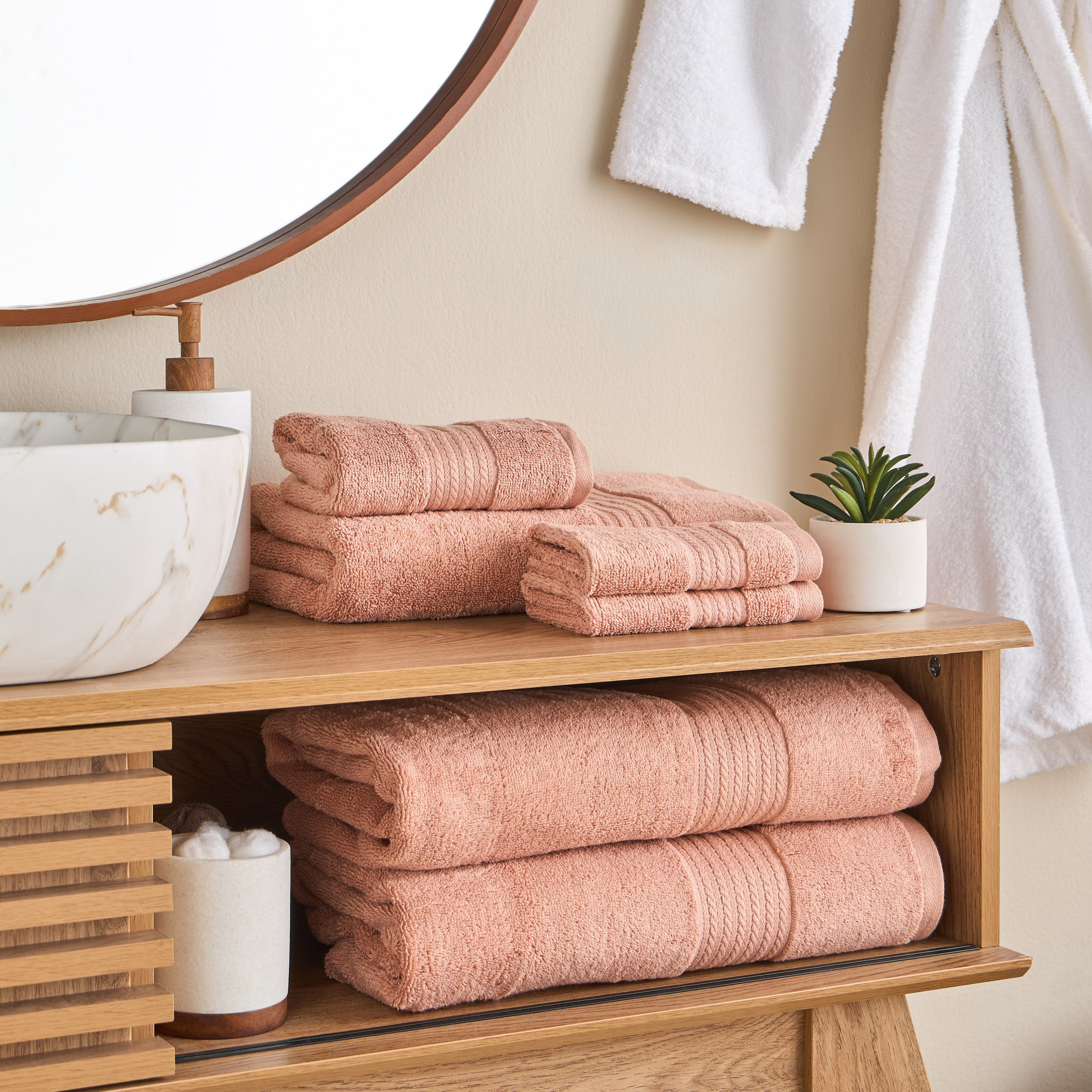 Zoey 2-Piece 500 GSM Cotton Bath Towel Set - 70x140 cm-household-bathandlaundry-bathlinen-towels-image-8