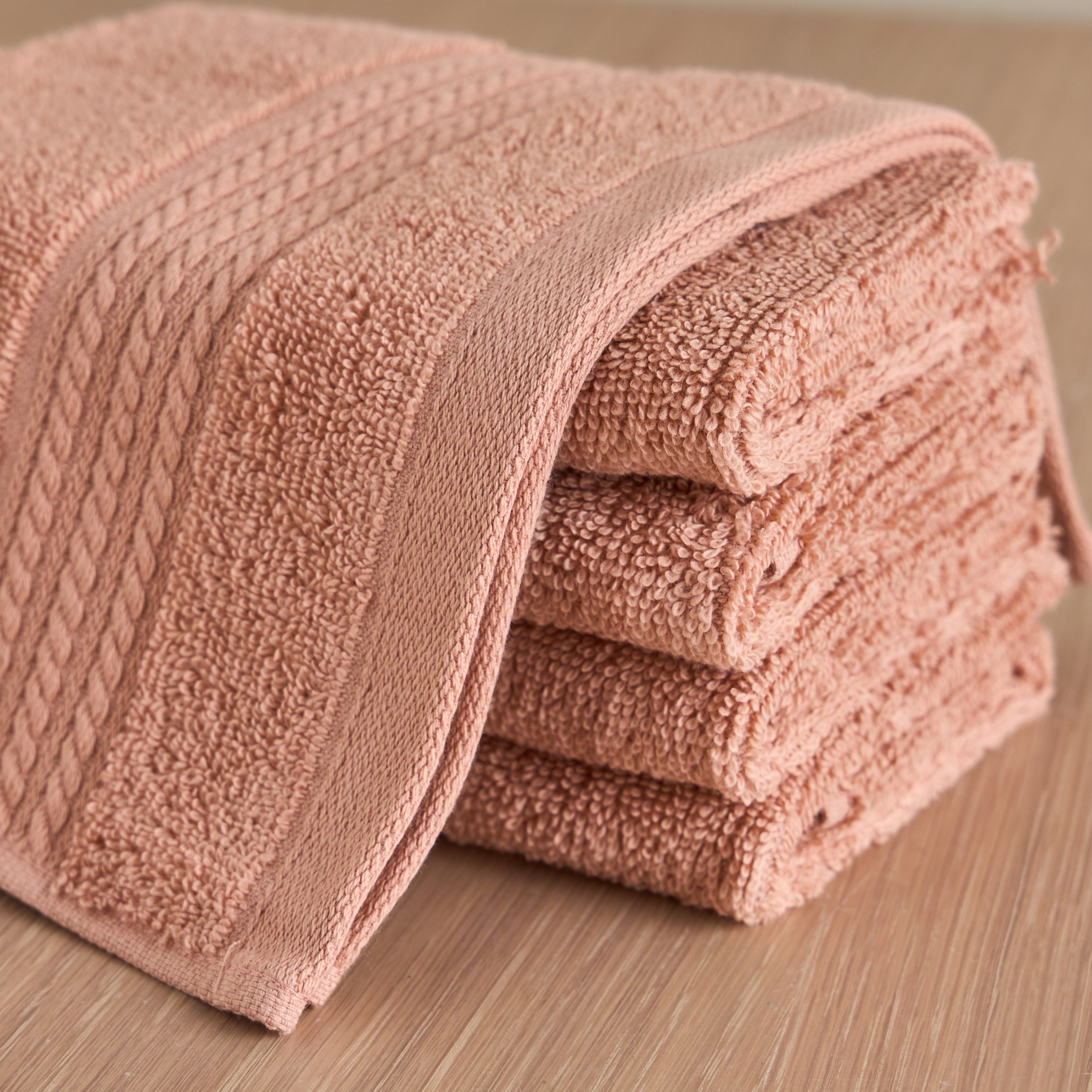 Zoey 6-Piece 500 GSM Advance Cotton Fingertip Towel Set - 33x33 cm-household-bathandlaundry-bathlinen-towels-image-2