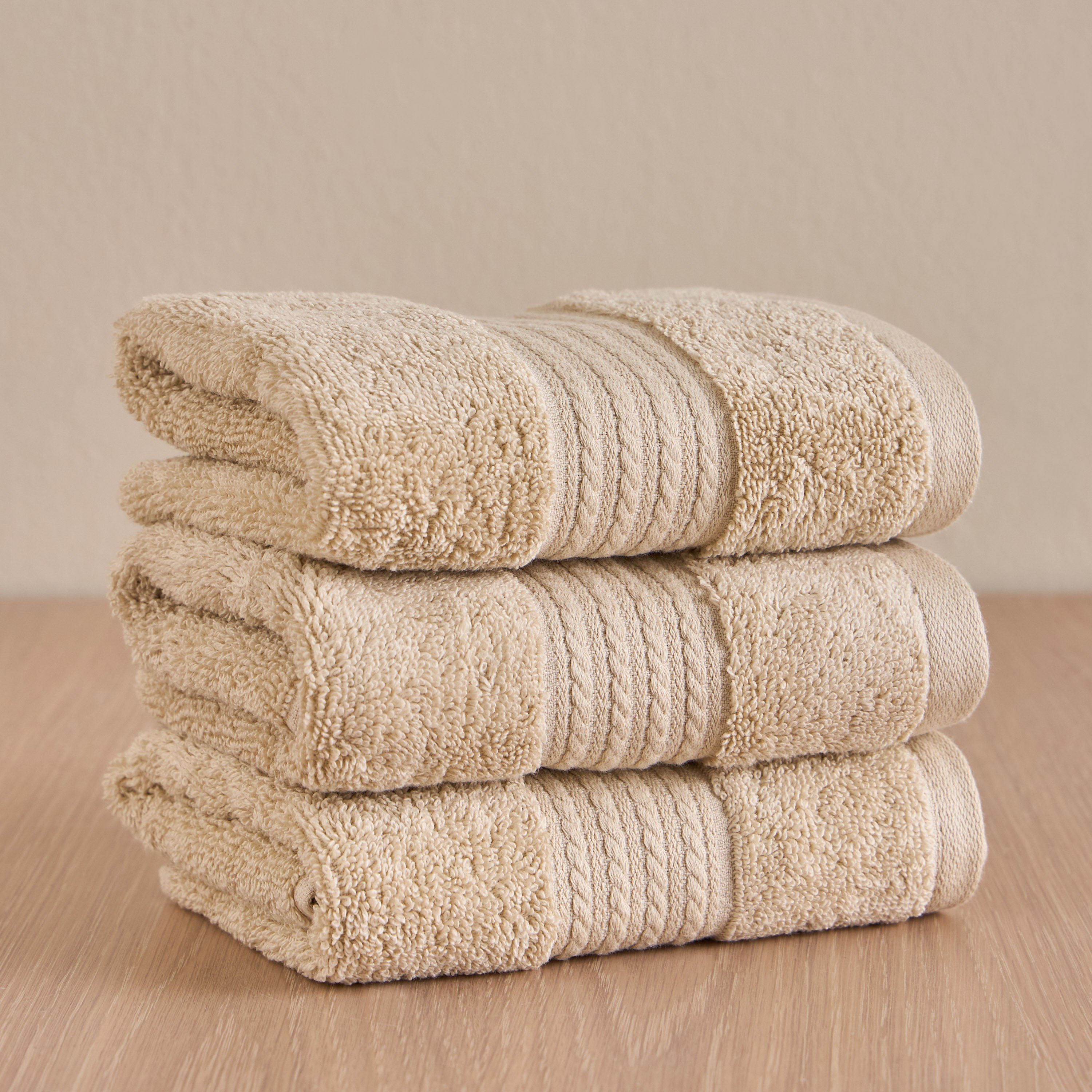 Zoey 3-Piece 500 GSM Advance Cotton Hand Towel Set - 40x70 cm-household-bathandlaundry-bathlinen-towels-image-1