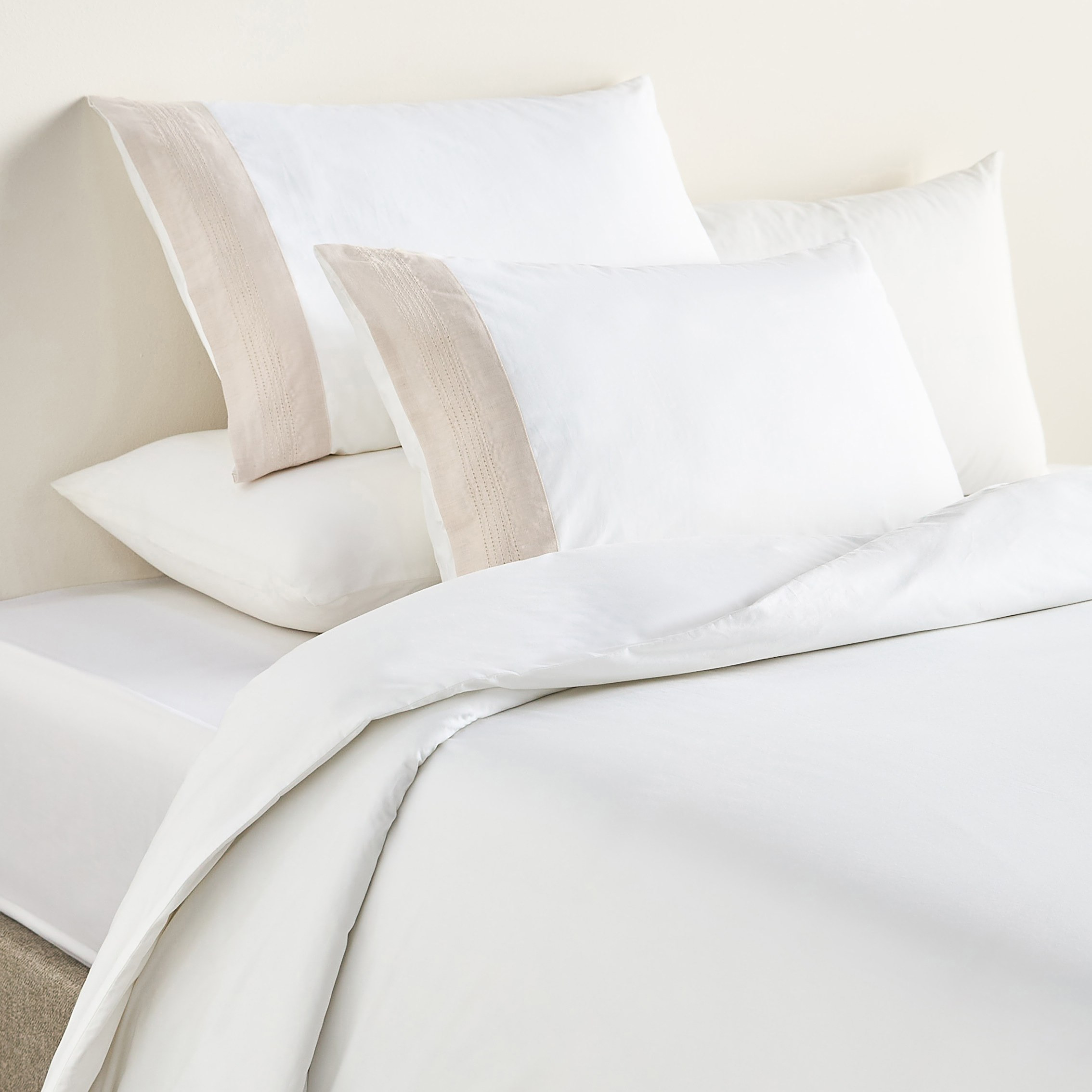 Velair Egyptian Cotton 400 Thread Count 3-Piece Super King Duvet Cover Set - 220x260 cm-household-bedding-duvetandcovers-duvetcovers-image-1