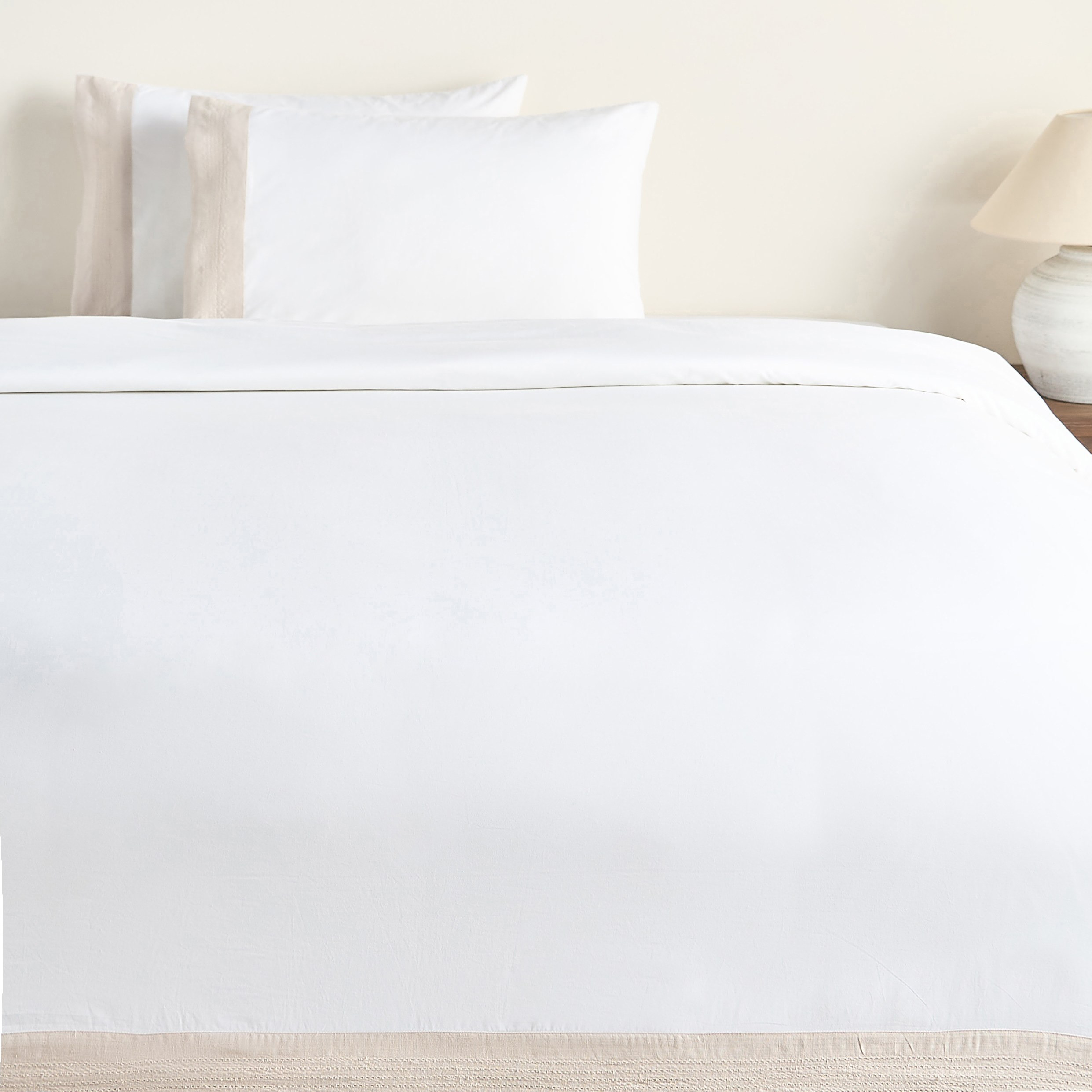 Velair Egyptian Cotton 400 Thread Count 3-Piece Super King Duvet Cover Set - 220x260 cm-household-bedding-duvetandcovers-duvetcovers-image-2