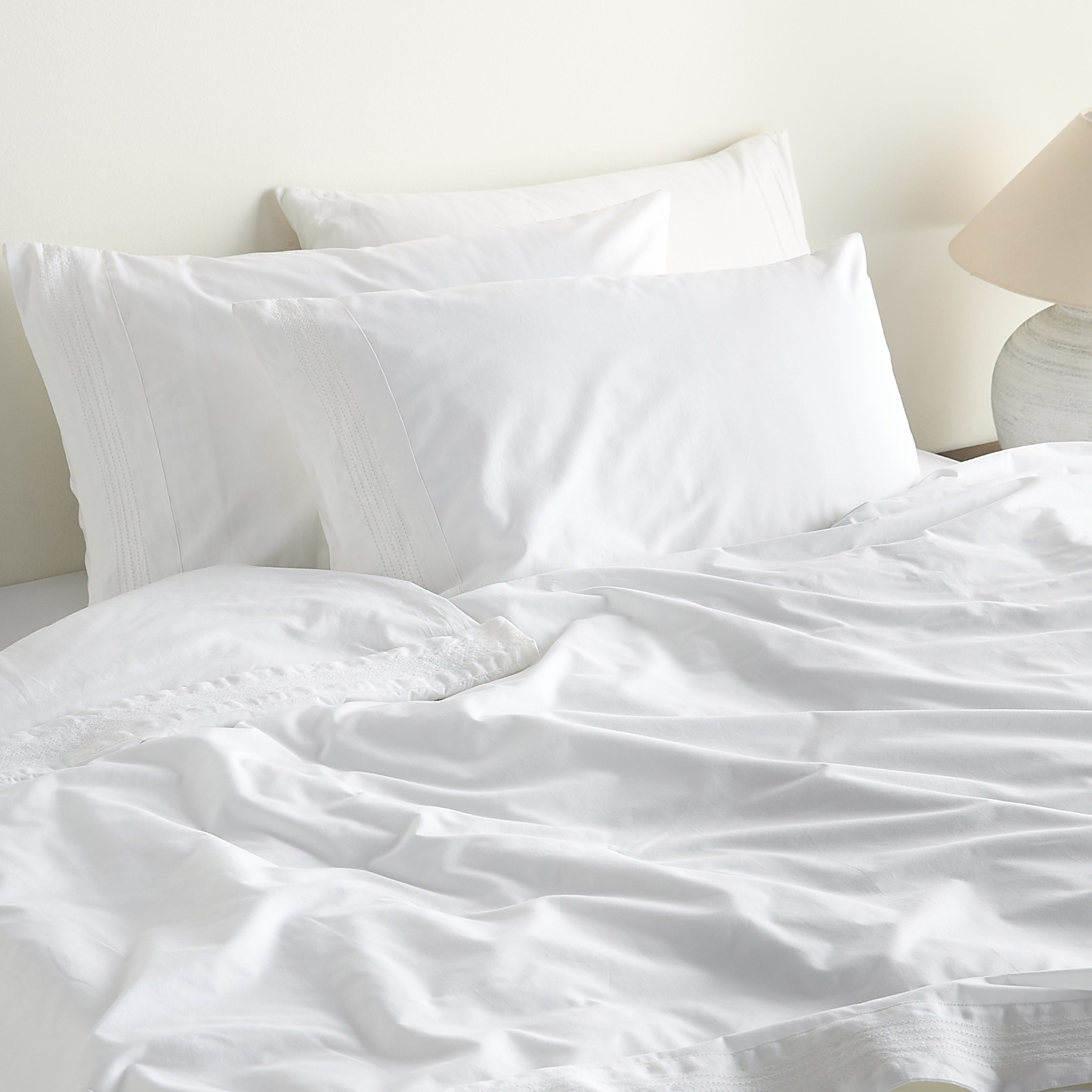 Velair Egyptian Cotton 400 Thread Count Super King Duvet Cover Set - 220x260 cm-household-bedding-duvetandcovers-duvetcovers-image-4