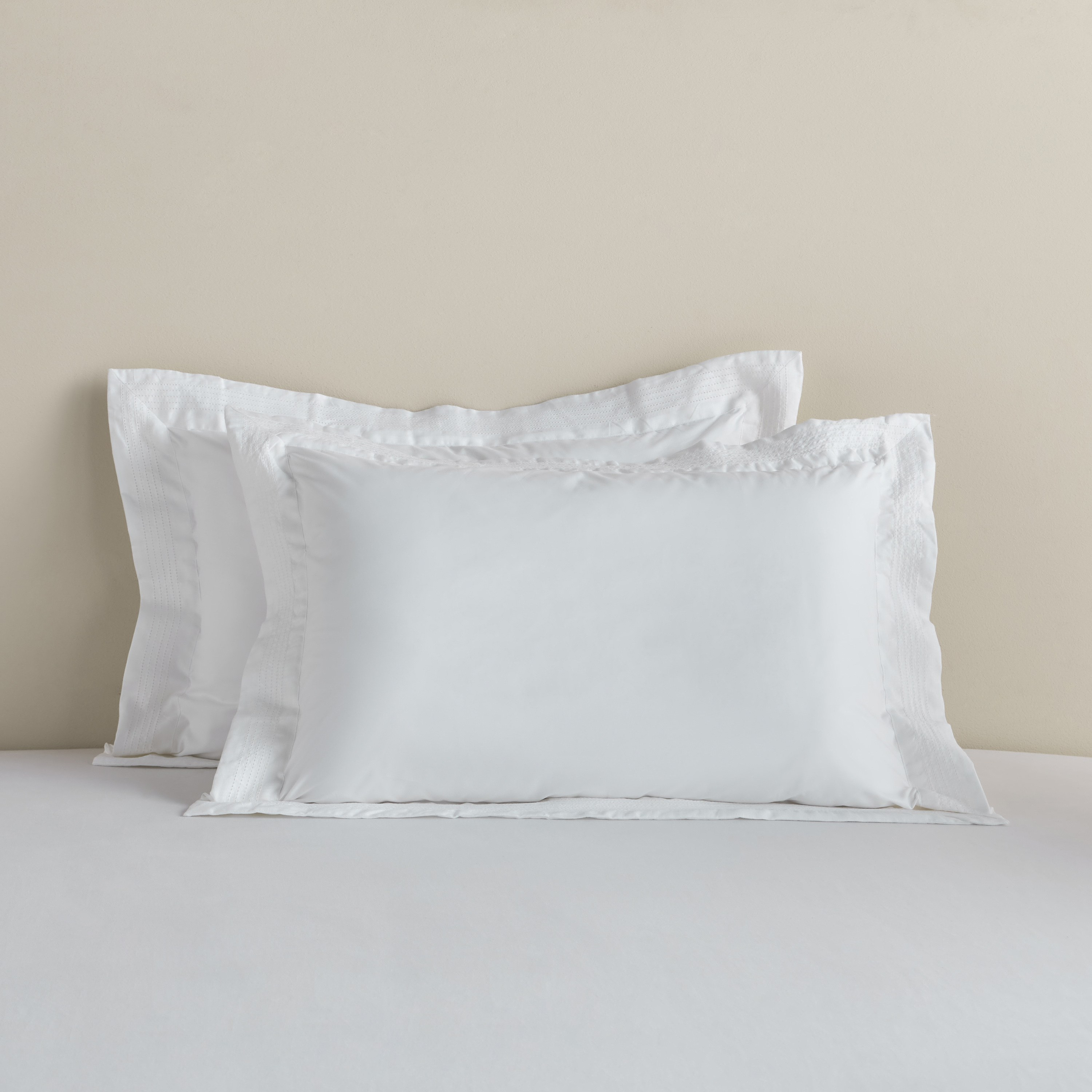 طقم أغطية وسائد قطعتين قطن مصري بعدد خيوط 400 - فيلير - 50x75 سم-household-bedding-sheetsandpillowcases-pillowcases-image-1