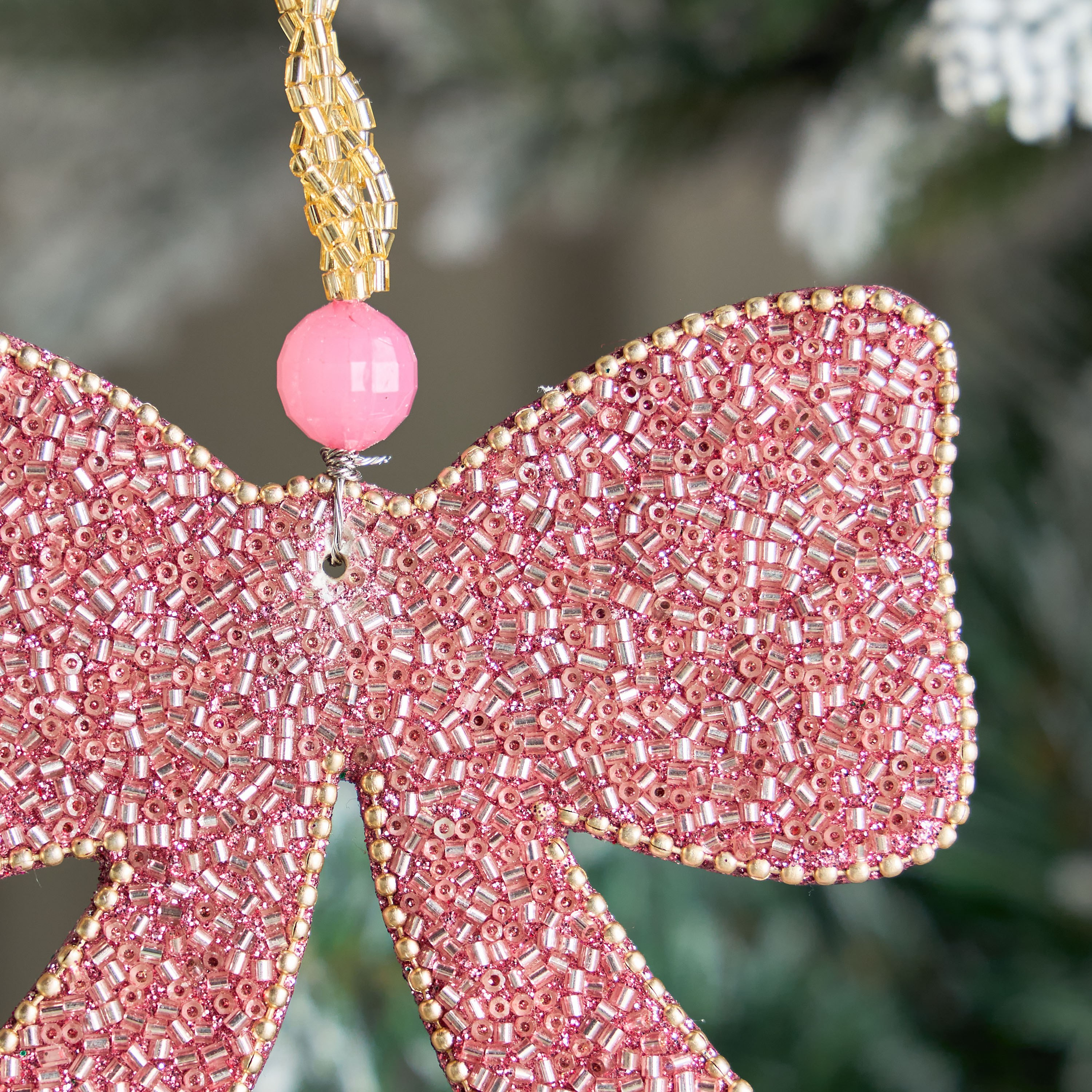 Bow Hanging Tree Ornament - 4x4 cm-household-christmas-treesandornaments-treeornaments-image-2