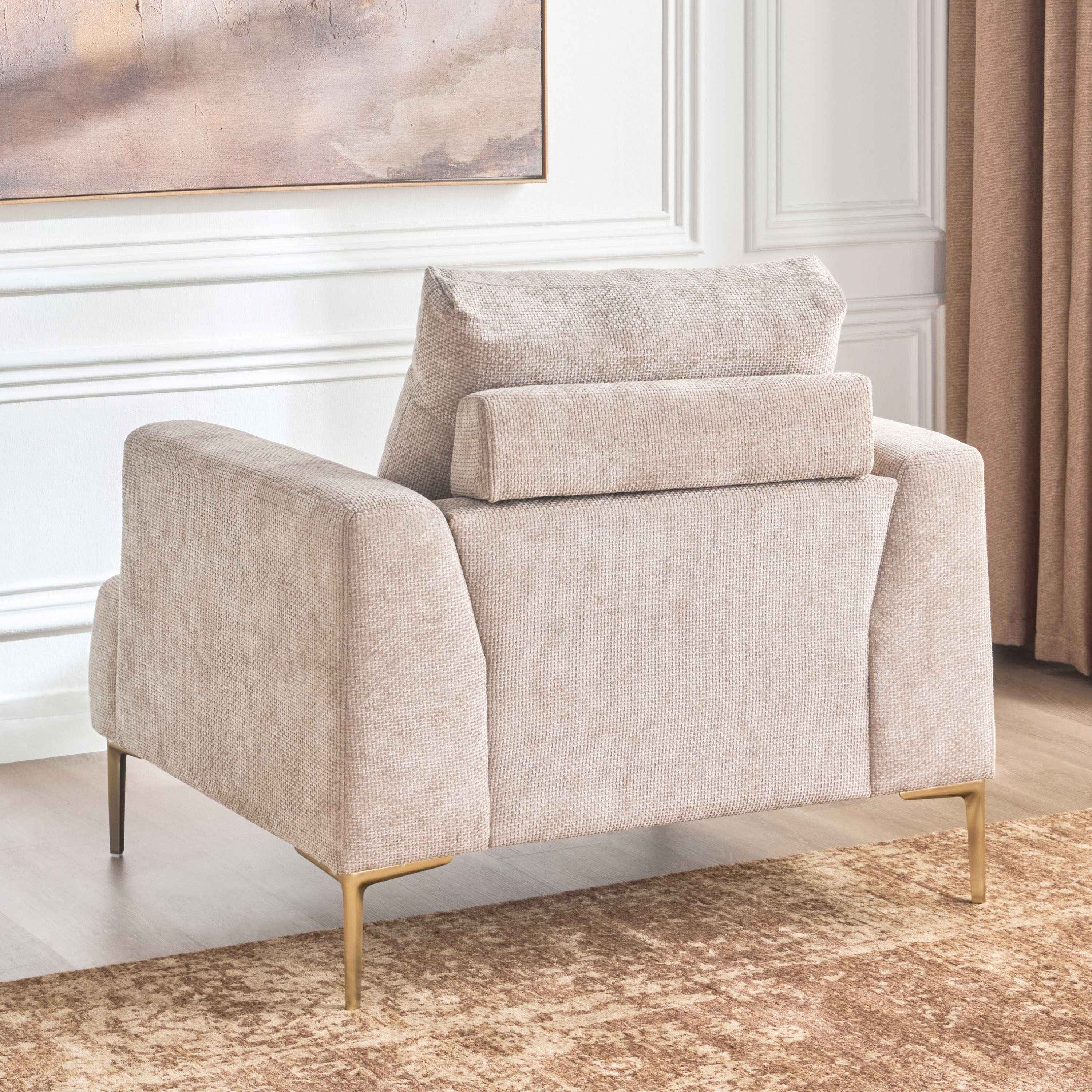 كرسي قماش بمساند ذراعين - فونيكس-furniture-sofaandseating-armchairs-image-3
