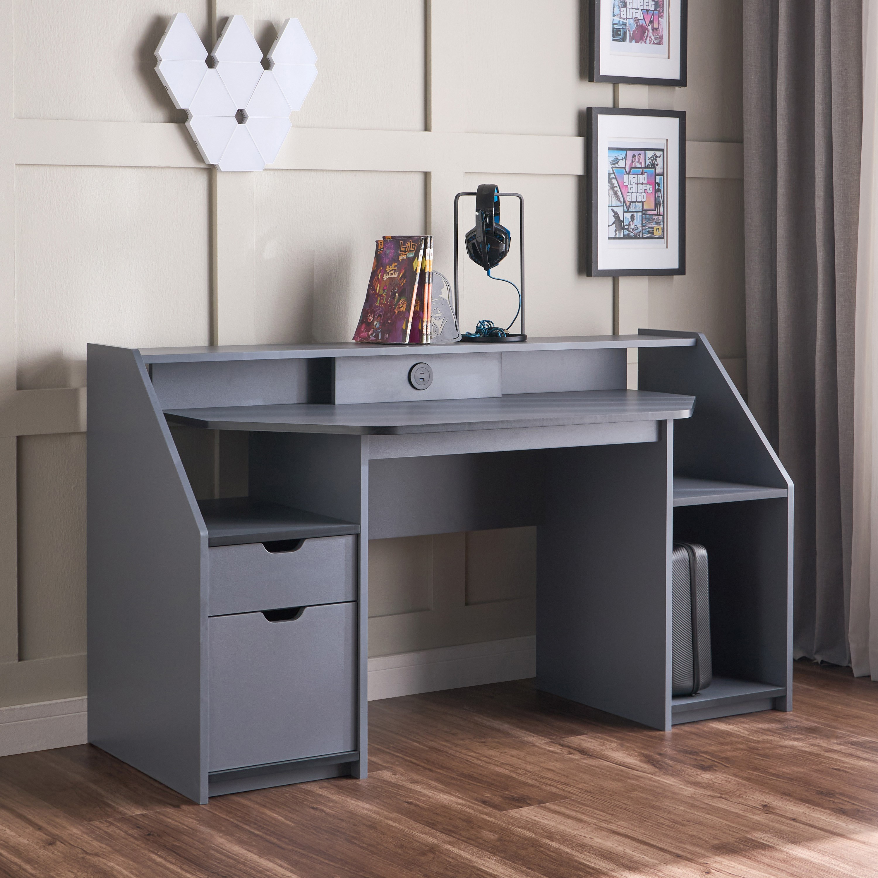 Shop Strike X Gaming Desk | Homecentre Oman