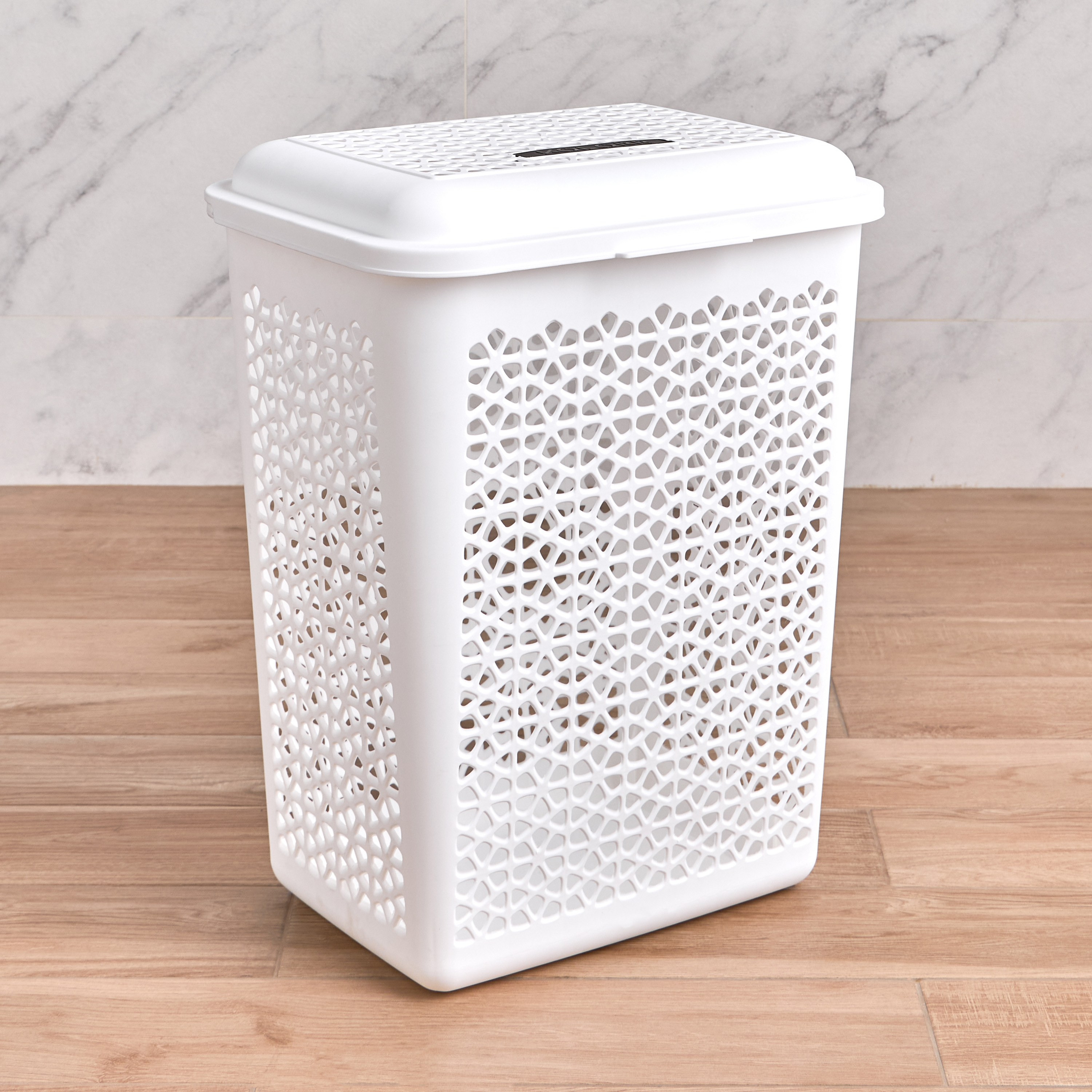 Tusca Laundry Basket With Lid-household-bathandlaundry-laundrysolutions-laundryhampers-image-1