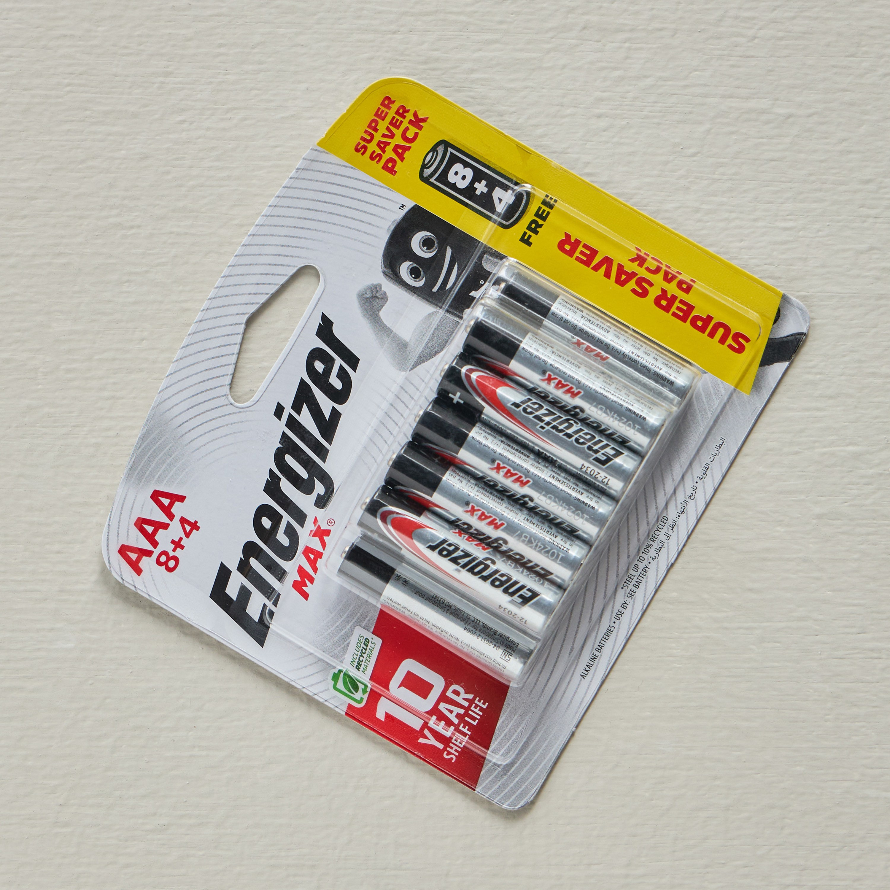 مجموعة بطاريات قلوية AAA من 12 قطعة ماكس - إنرجايزر-household-lighting-bulbsandbatteries-batteries-image-1