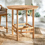Roma 4-Seater Wooden Top Outdoor Dining Table-furniture-outdoor-diningfurniture-image-1