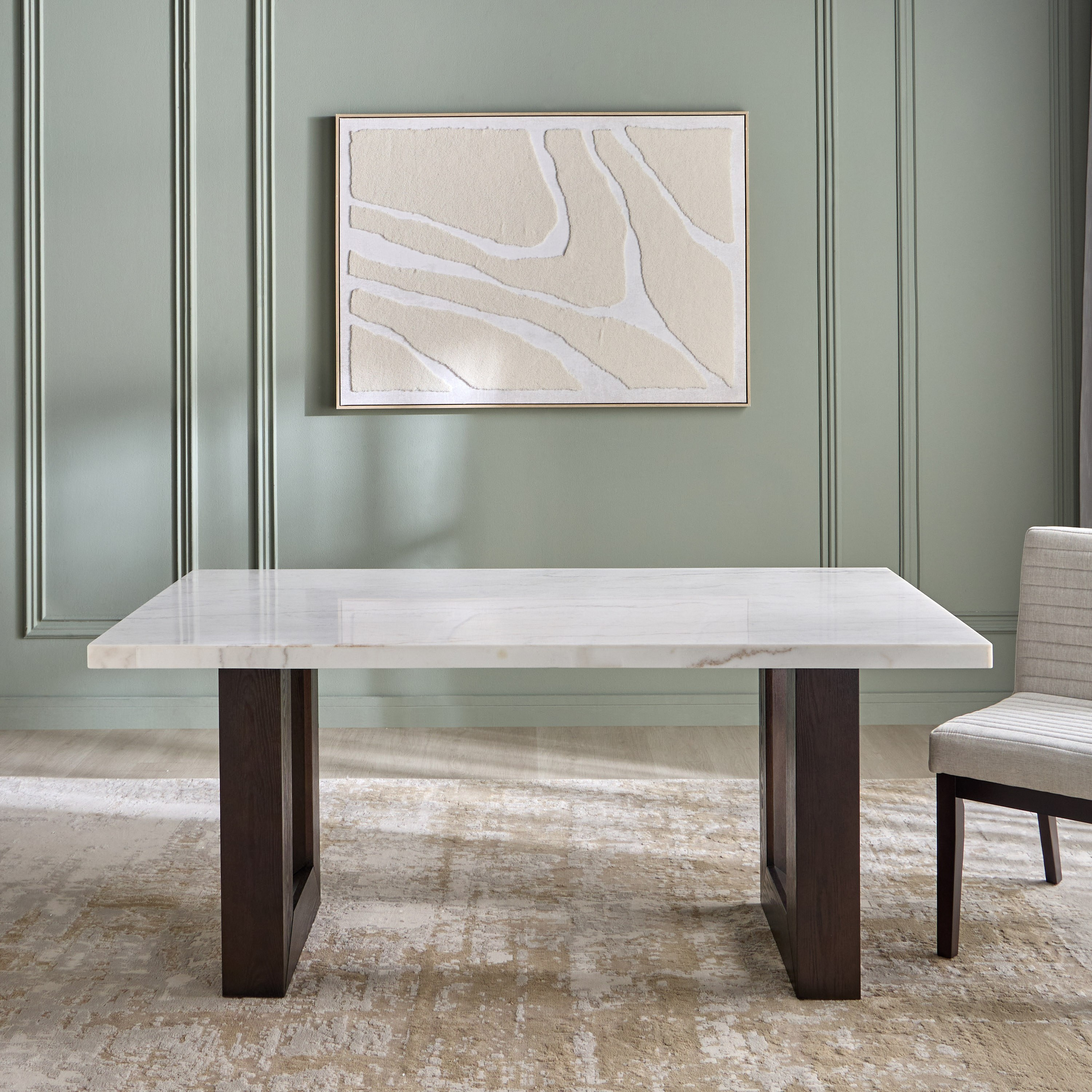Edwyn 6-Seater Marble Top Dining Table-furniture-diningroom-diningtables-image-2