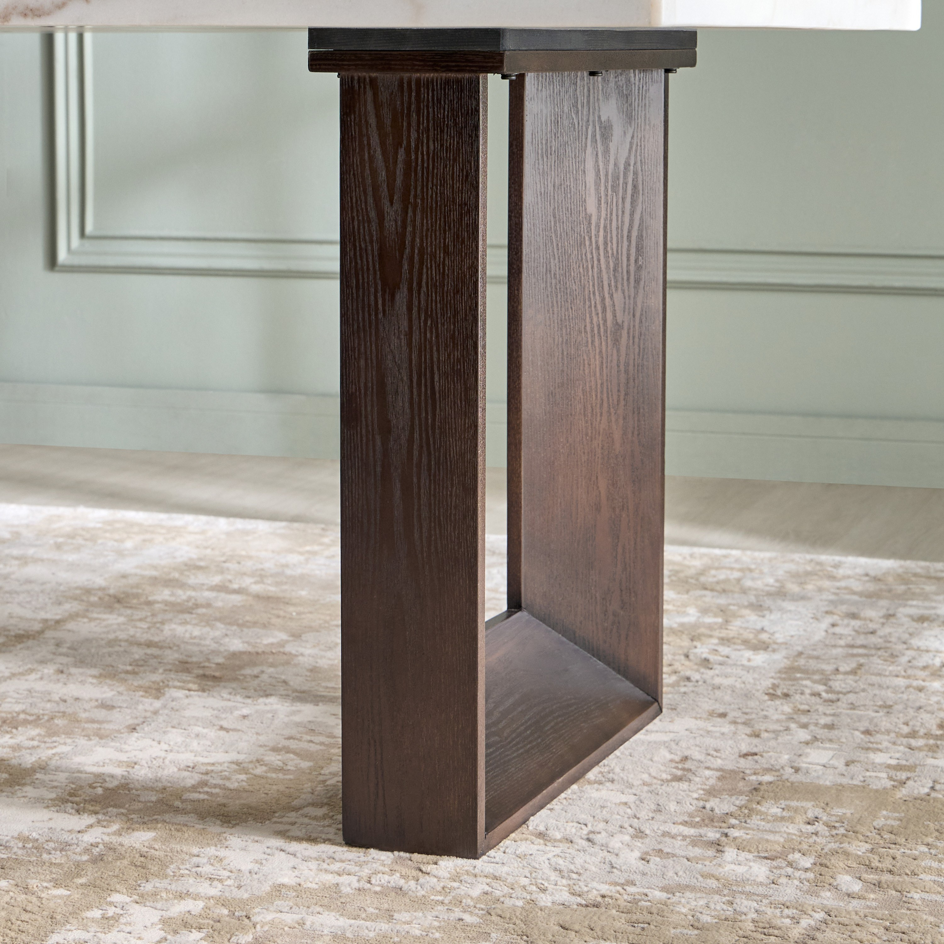Edwyn 6-Seater Marble Top Dining Table-furniture-diningroom-diningtables-image-5