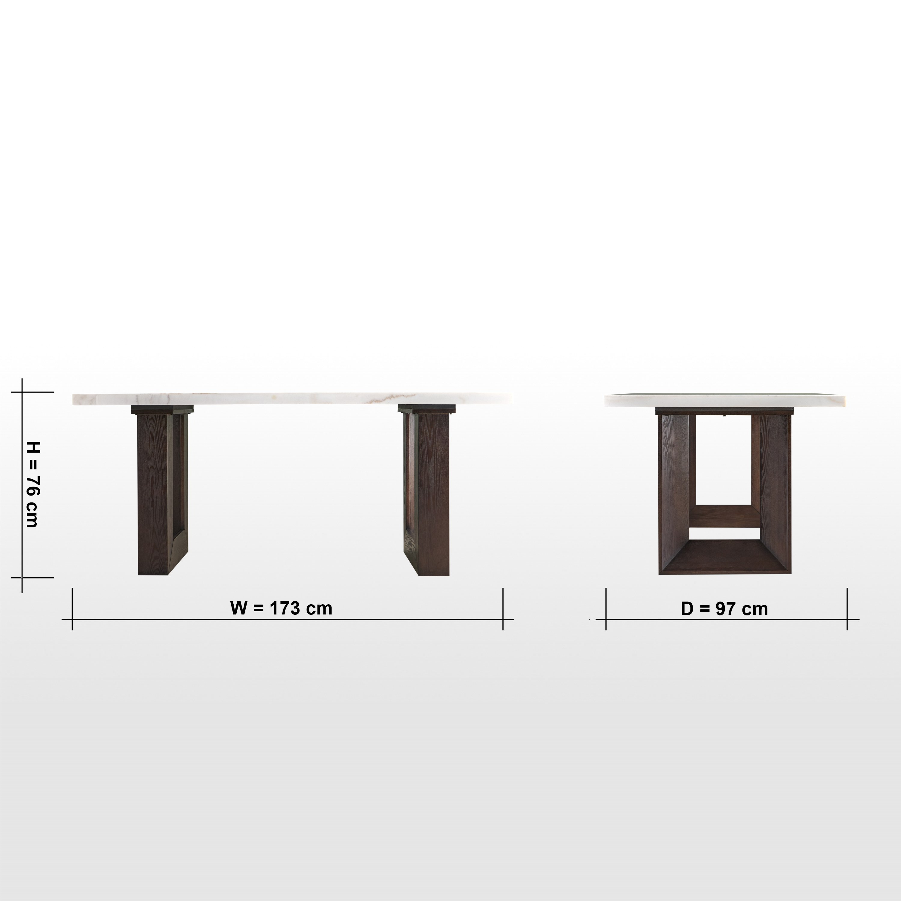 Edwyn 6-Seater Marble Top Dining Table-furniture-diningroom-diningtables-image-7