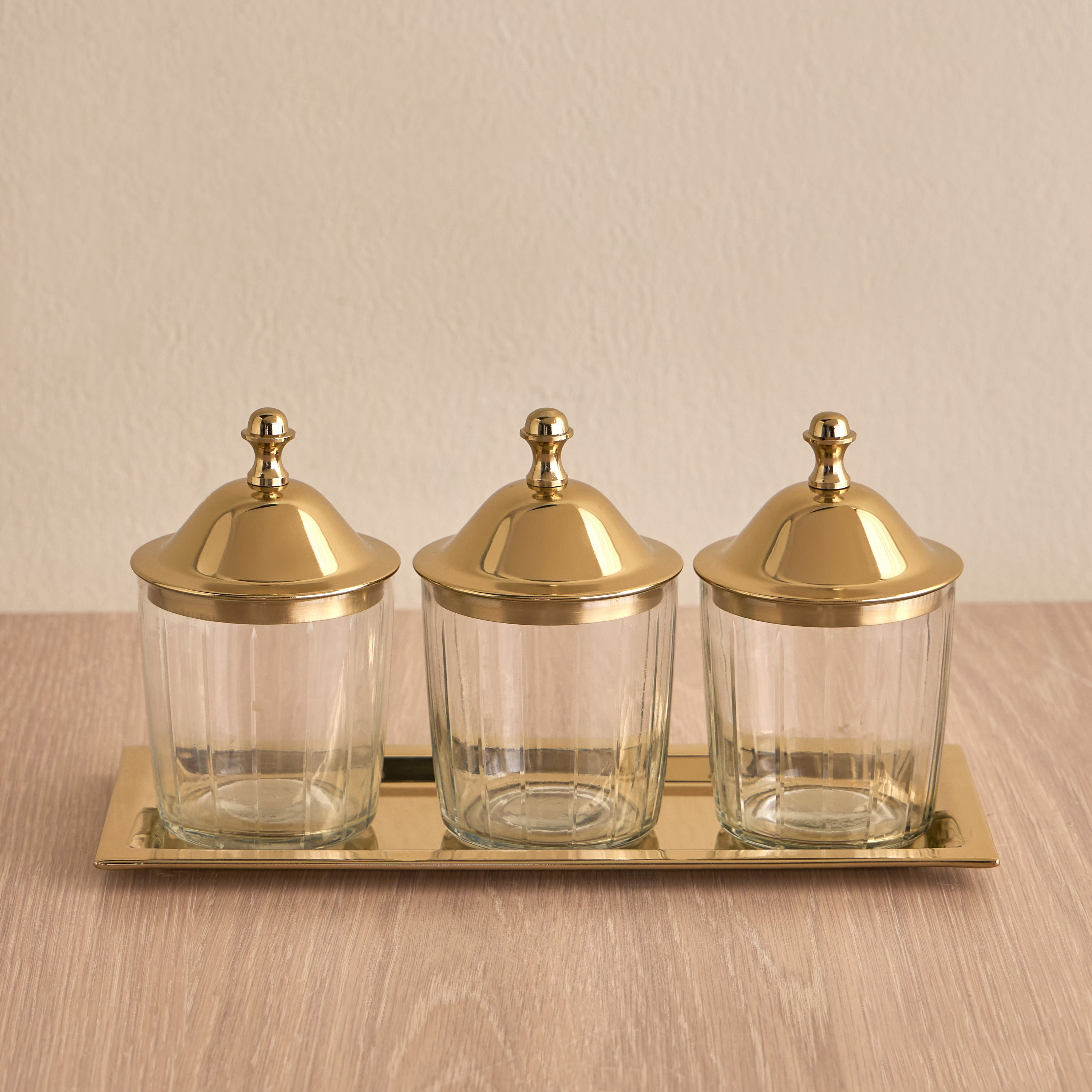 Terreno 4-Piece Jar and Tray Set-household-decor-boxesandtrays-image-1
