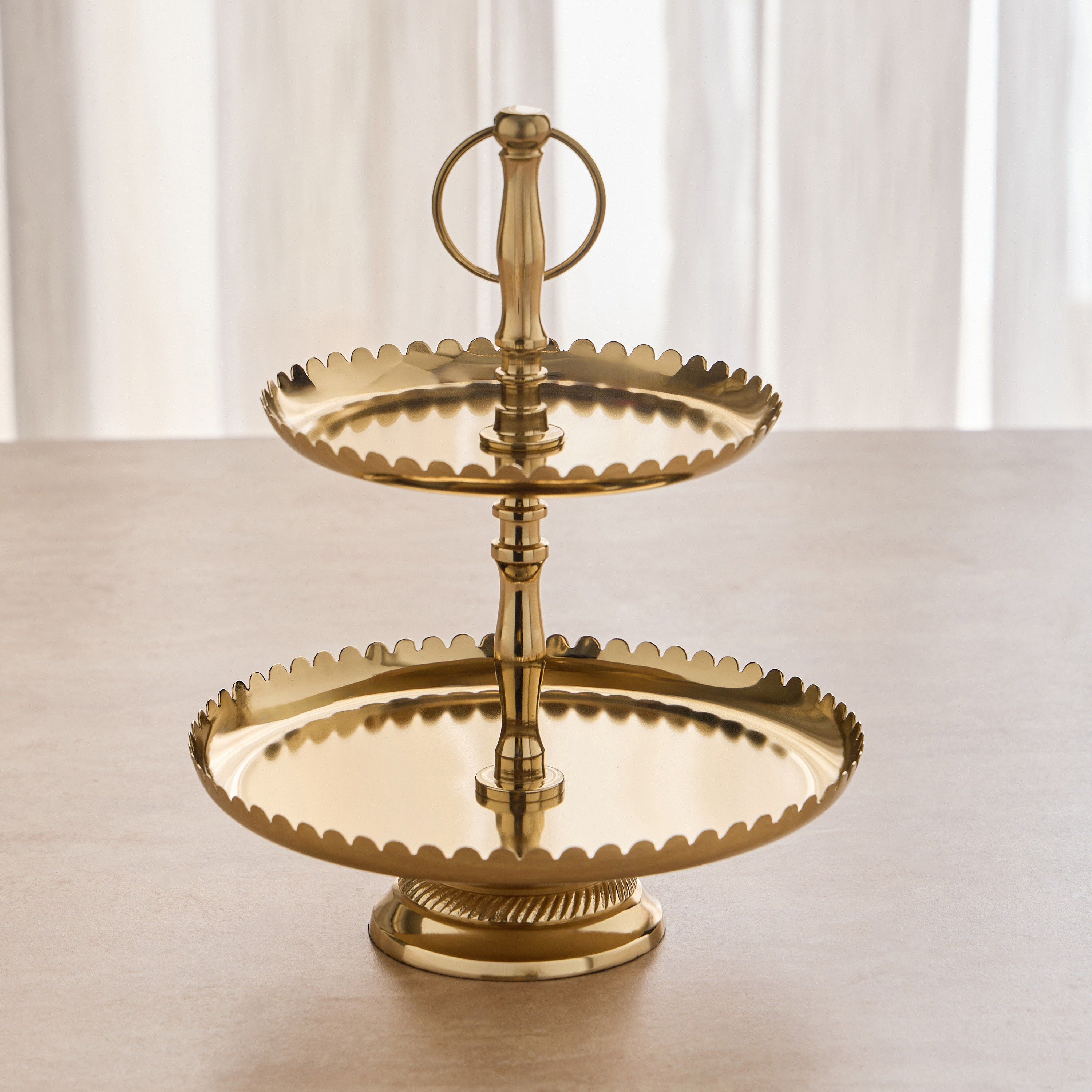 حامل كيك بطابقين - تيرينو-household-dining-serveware-cakestands-image-1