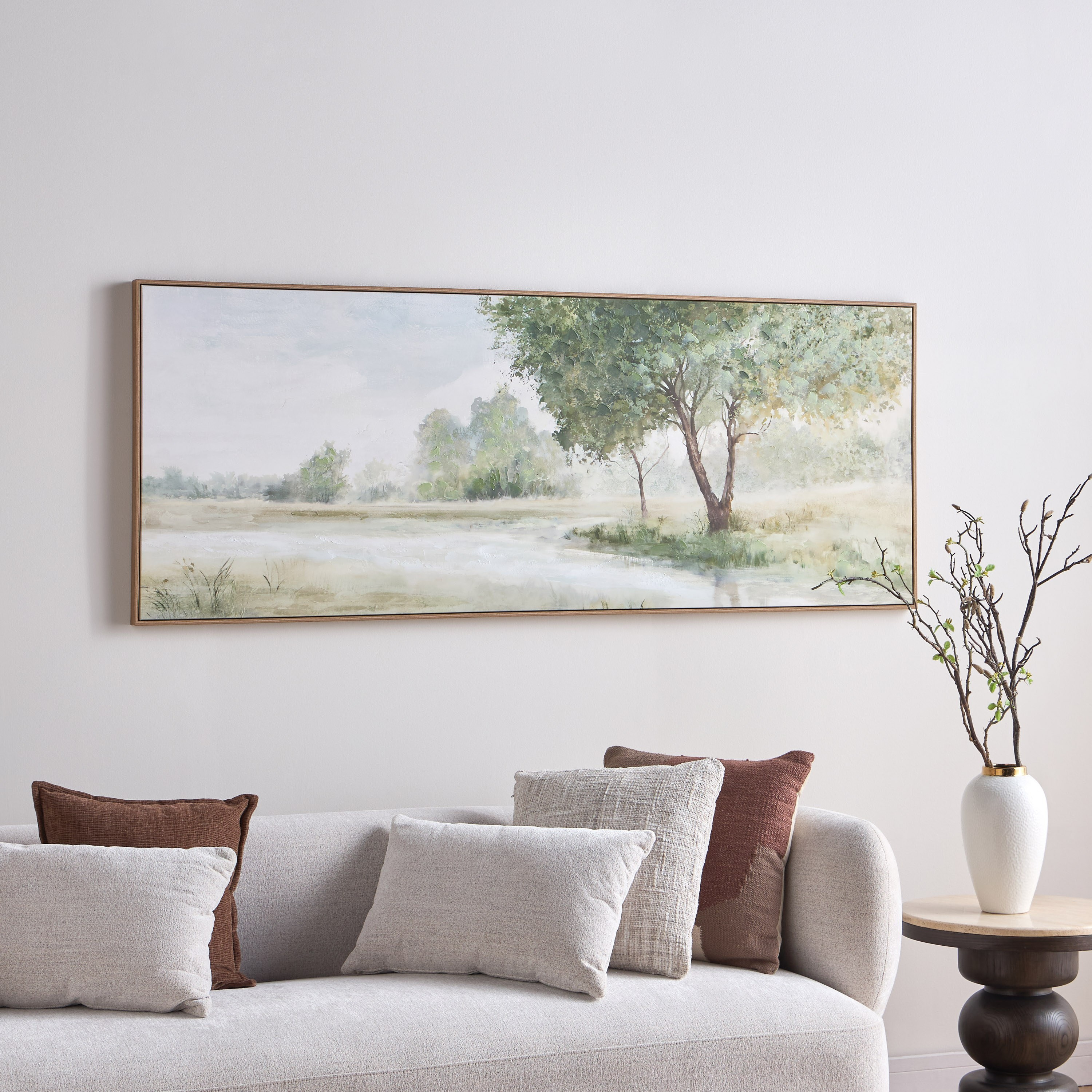 Forres Framed Canvas Wall Art - 180x70 cm-household-walldecorandmirrors-wallart-image-3