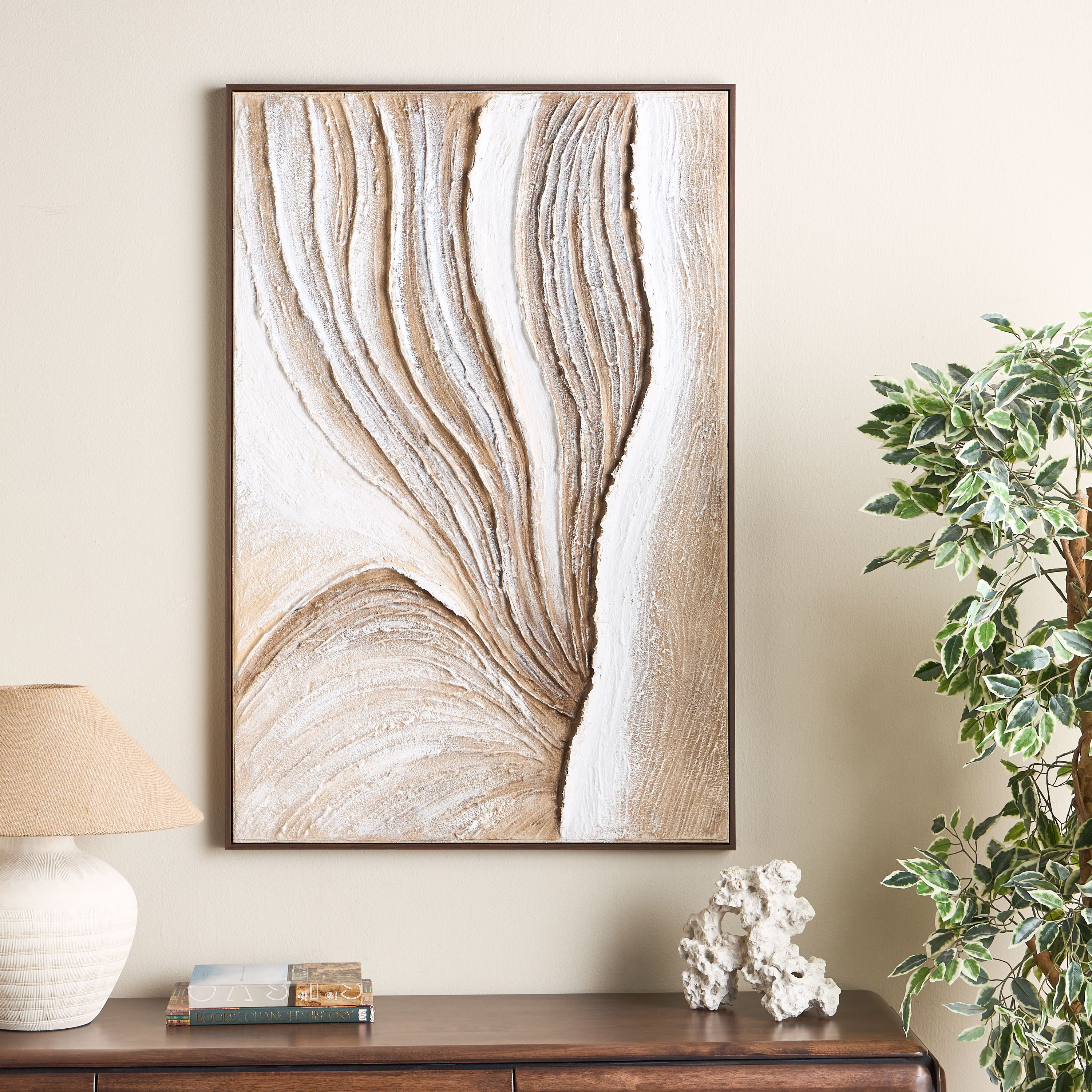 Leta Framed Canvas Wall Art - 120x80 cm-household-walldecorandmirrors-wallart-image-4
