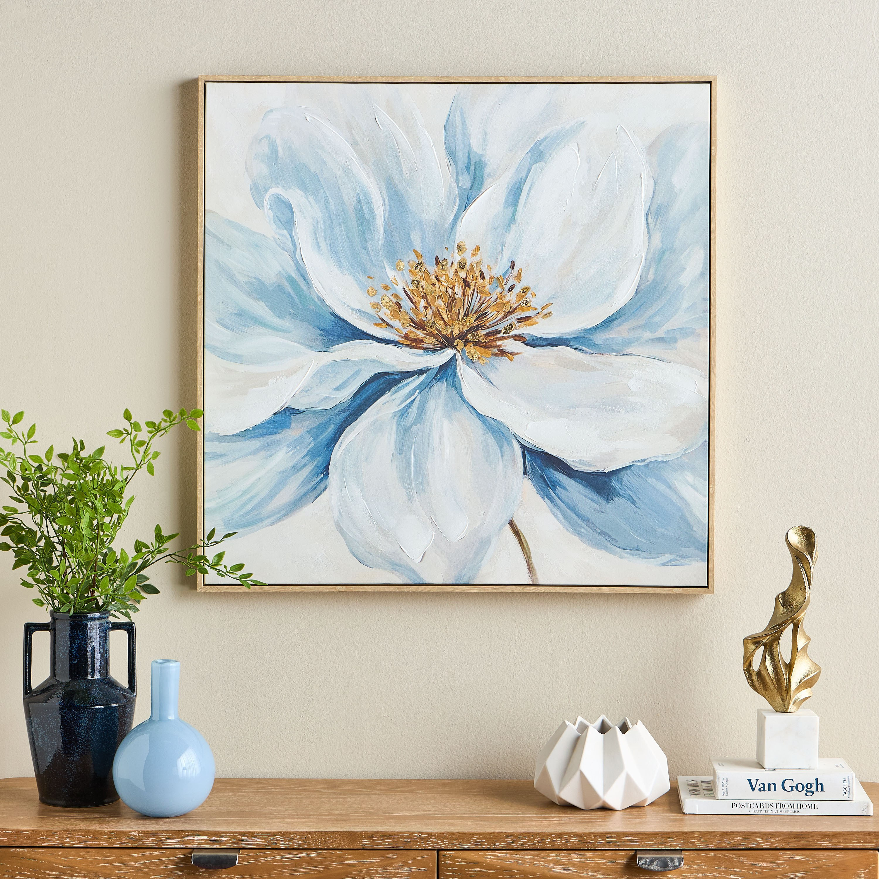 Porin Framed Canvas Wall Art - 80x80 cm-household-walldecorandmirrors-wallart-image-3