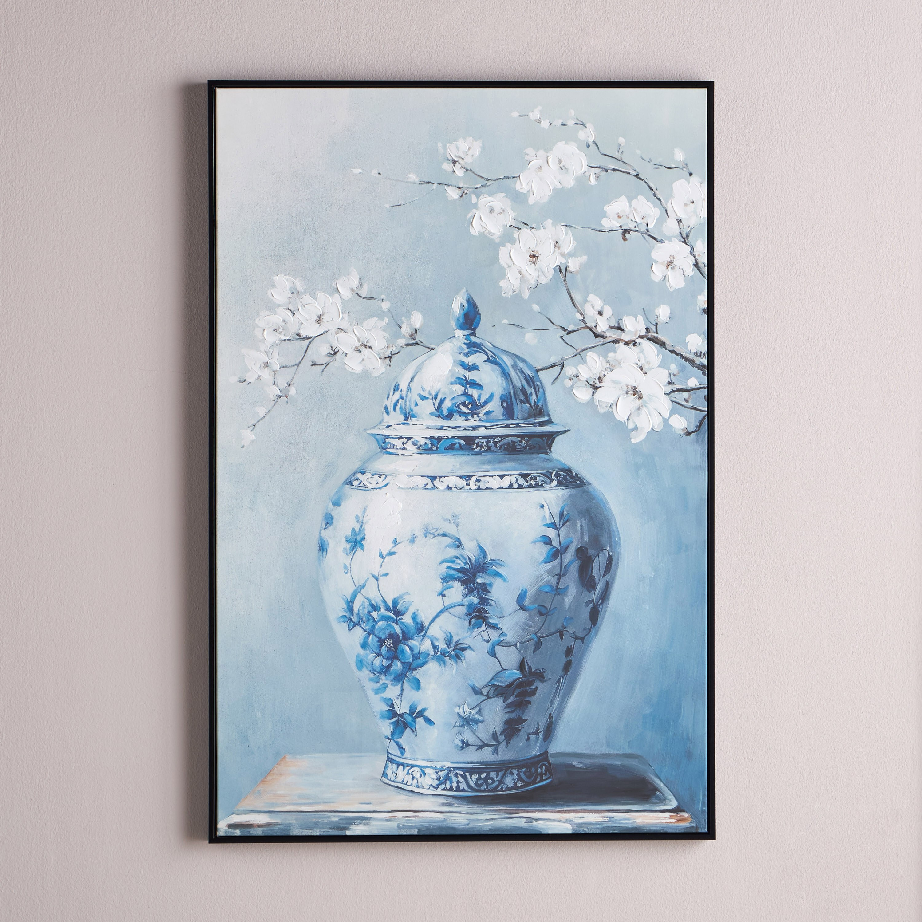 Crystal Framed Canvas Wall Art - 80x120 cm