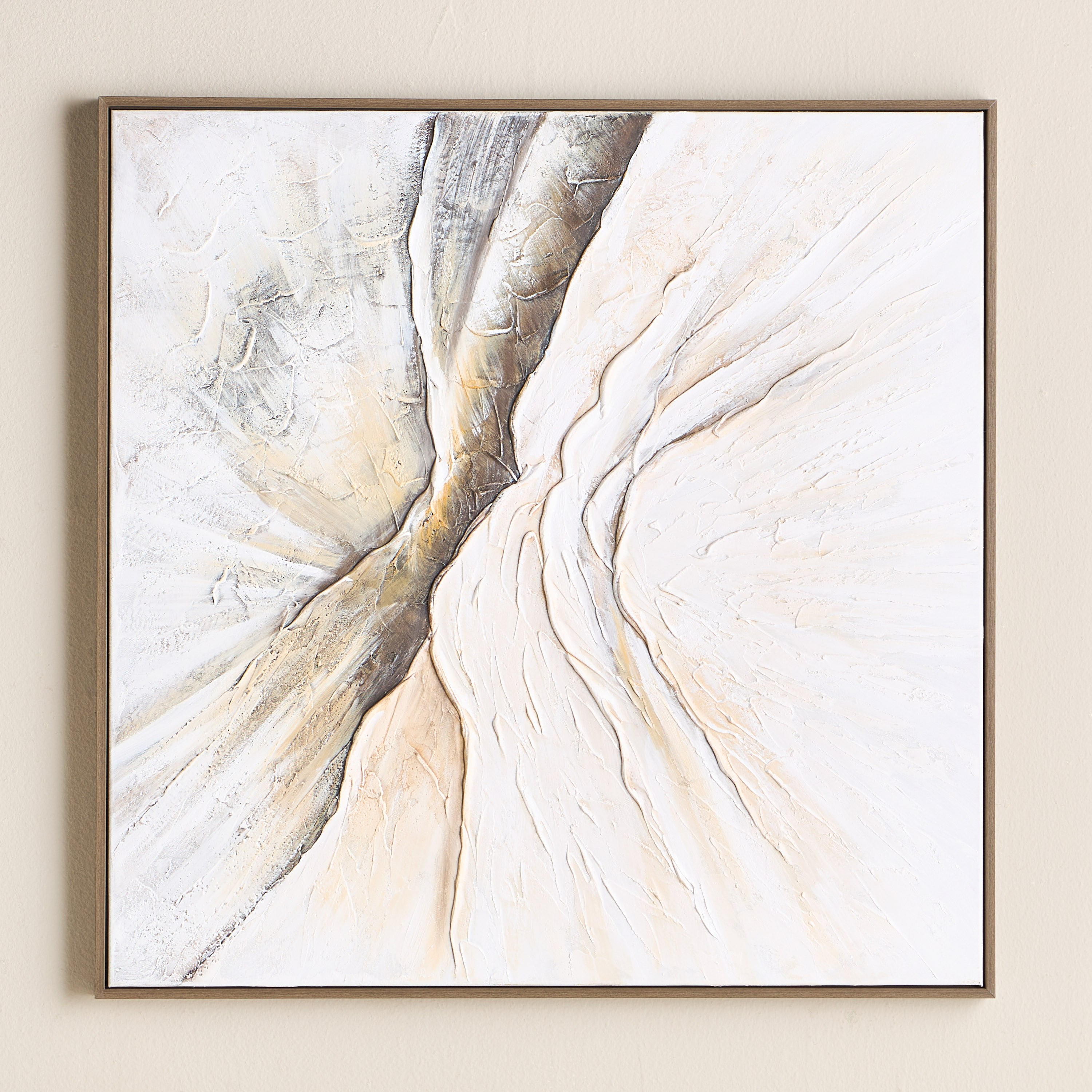 Tosia Framed Oil Painting Canvas Wall Art - 80x80 cm-household-walldecorandmirrors-wallart-image-1