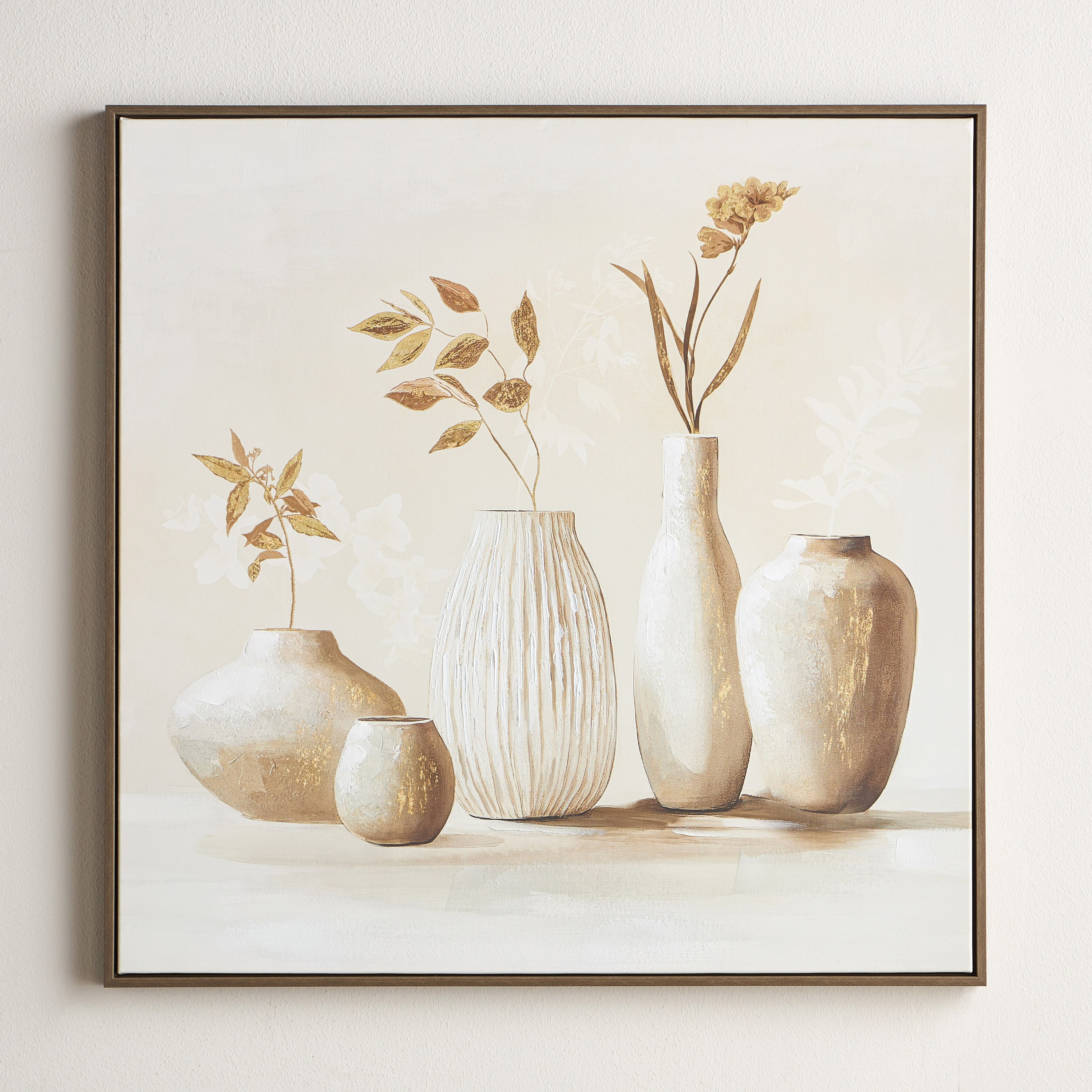 Zinaida Framed Canvas Wall Art - 80x80 cm-household-walldecorandmirrors-wallart-image-1