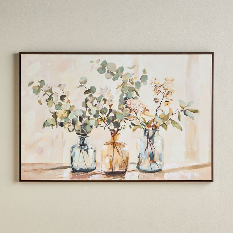 زينة حائط كانفاس مؤطرة - فروان - 120x80 سم — صورة 1