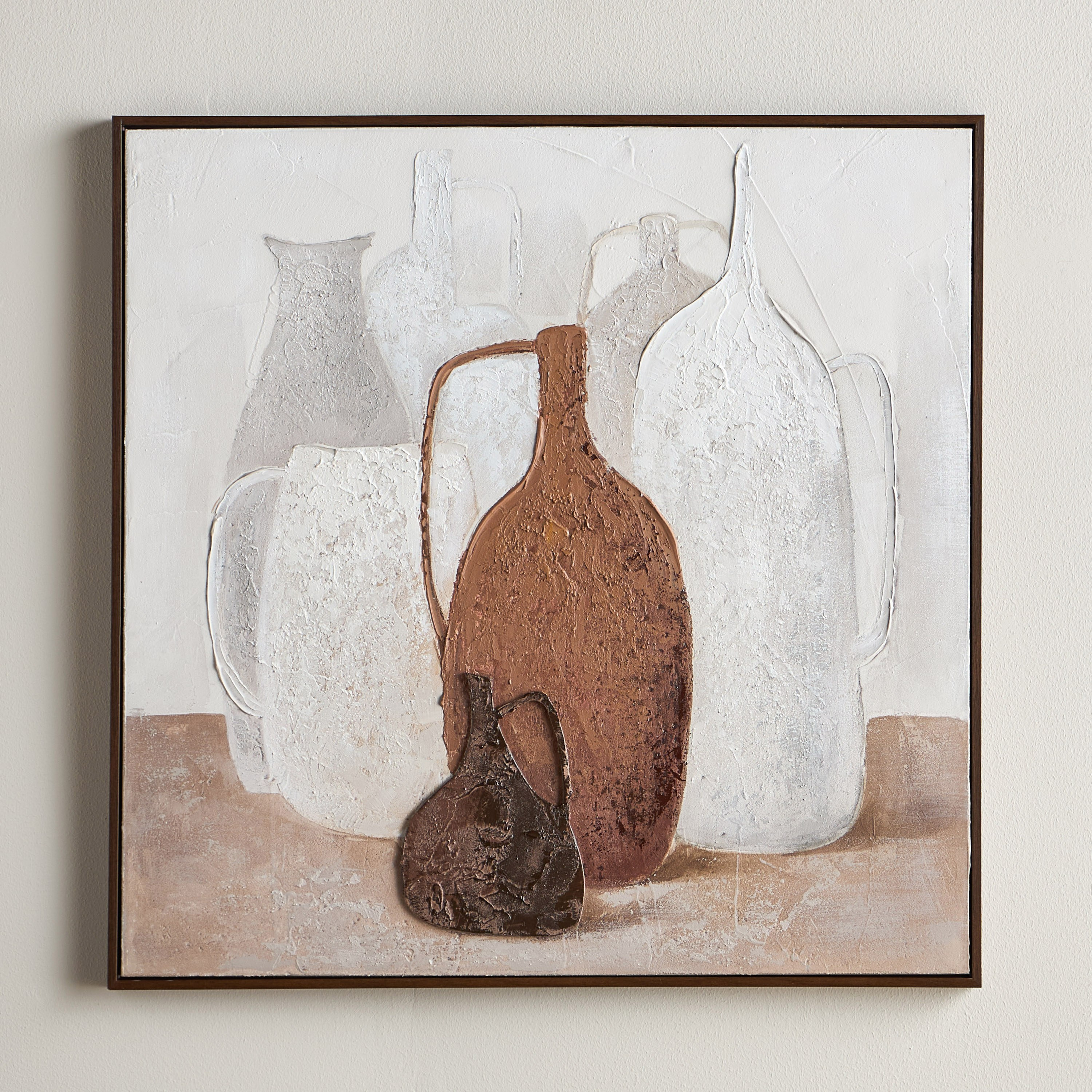زينة حائط كانفاس مؤطرة - هاليكون - 80x80 سم-household-walldecorandmirrors-wallart-image-1