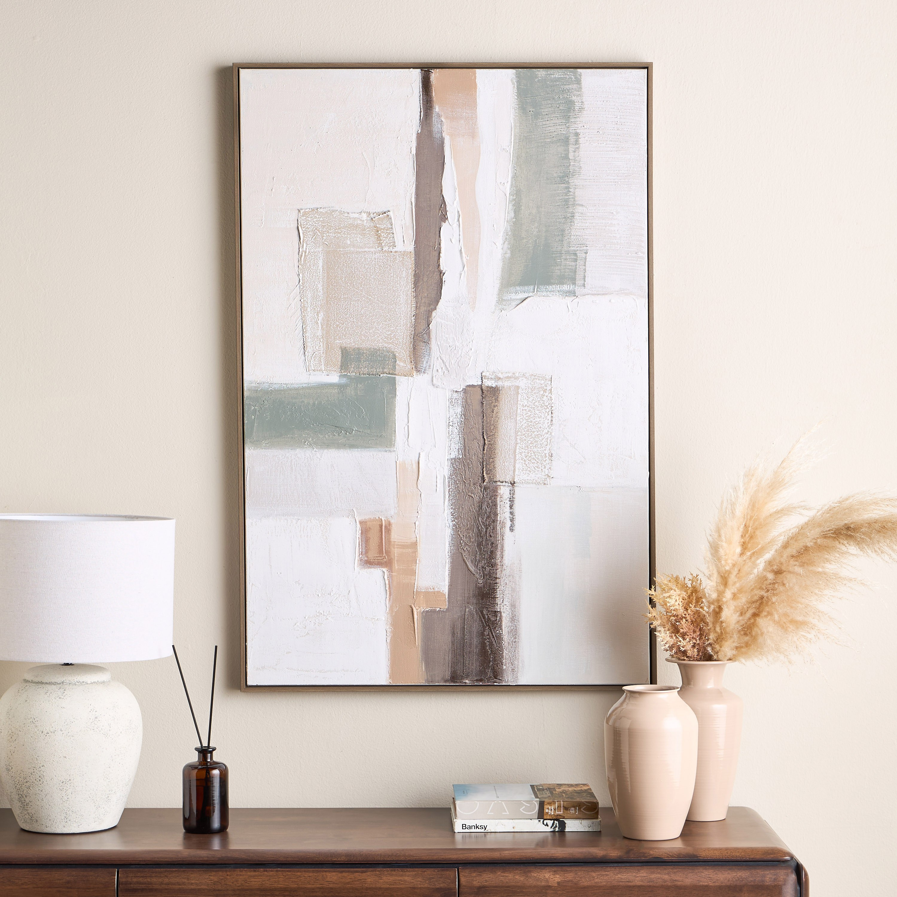 Anda Framed Canvas Wall Art - 120x80 cm-household-walldecorandmirrors-wallart-image-4