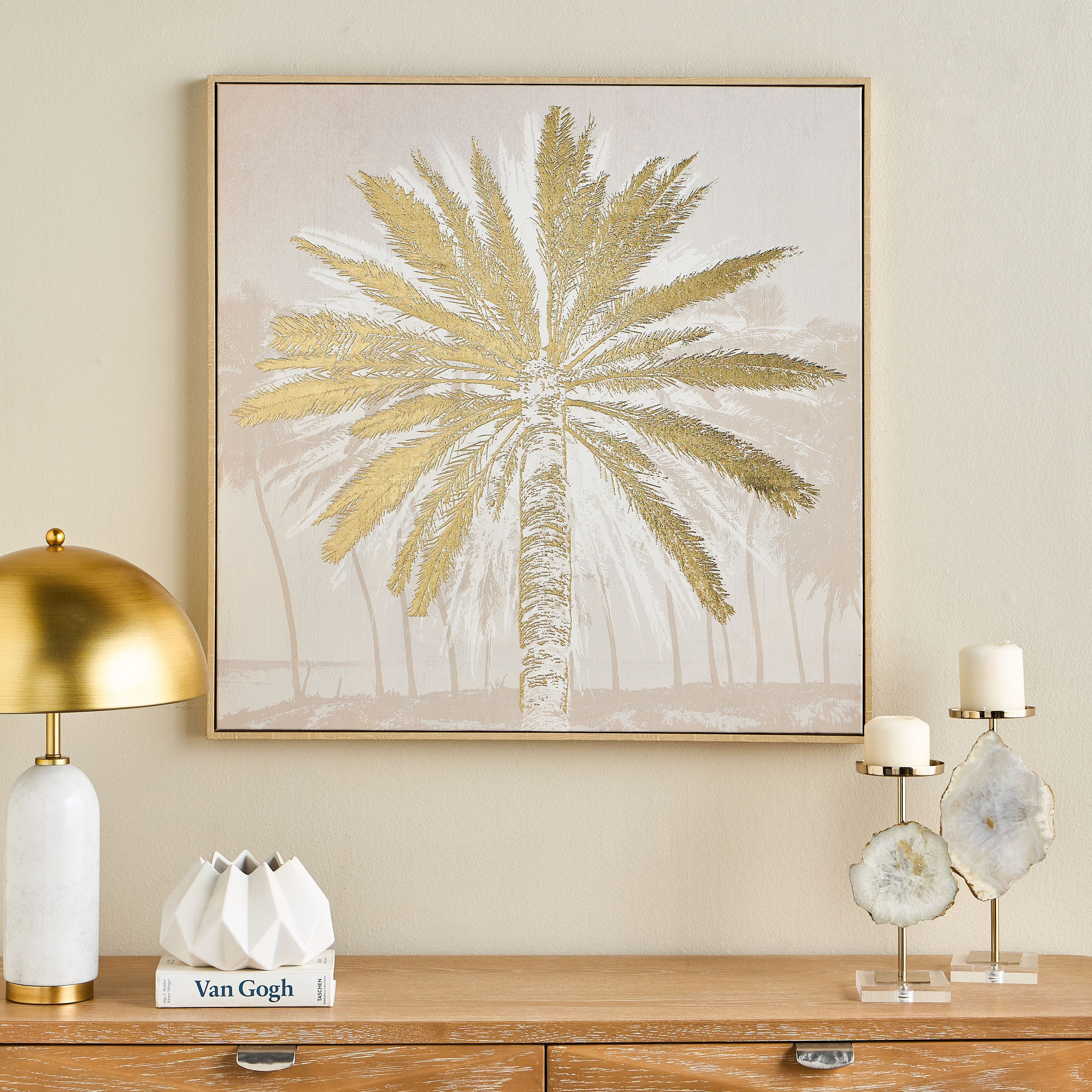 Isaura Framed Canvas Wall Art - 83x83 cm-household-walldecorandmirrors-wallart-image-3