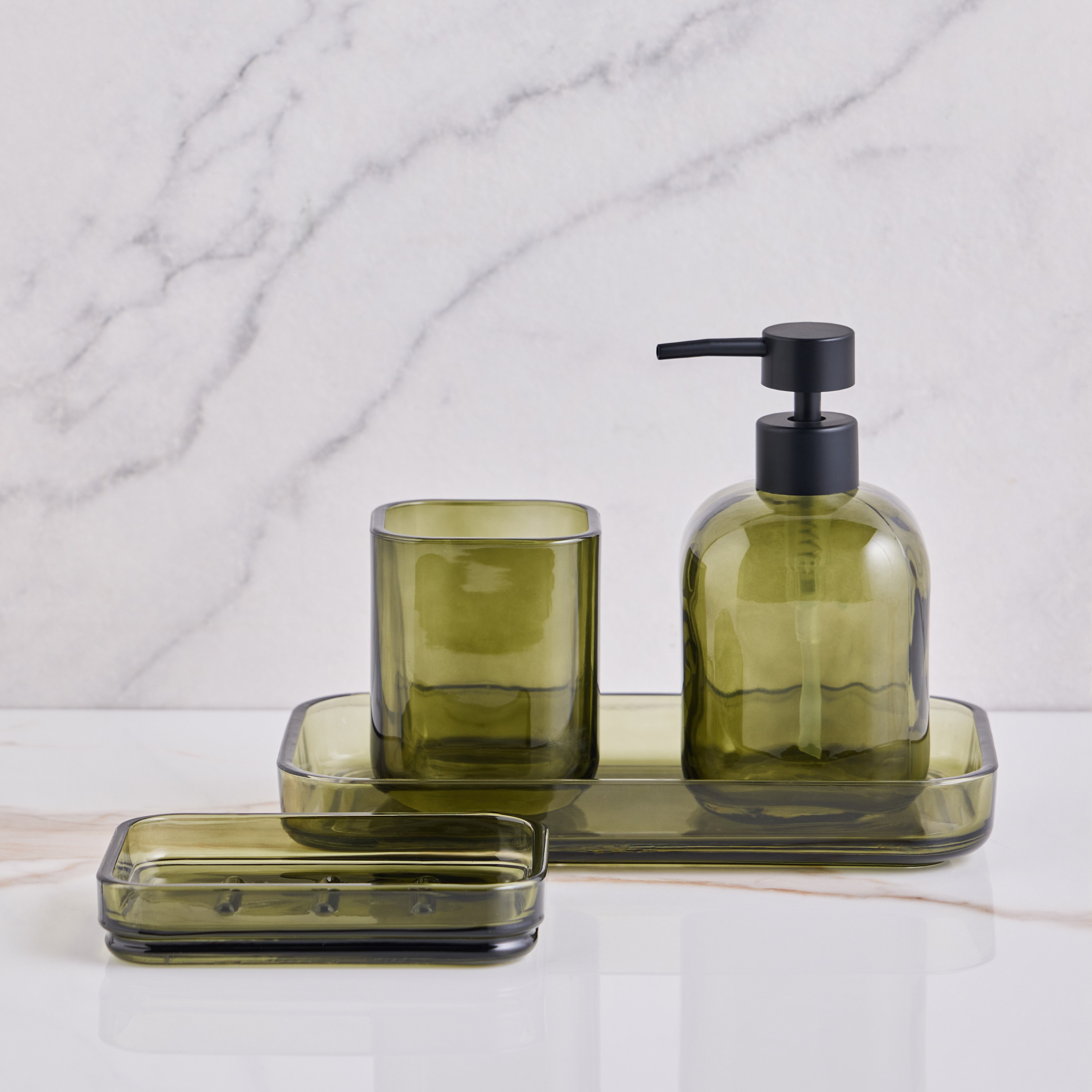 Sauna 4-Piece Bath Accessory Set-household-bathandlaundry-bathaccessories-bathaccessorysets-image-1