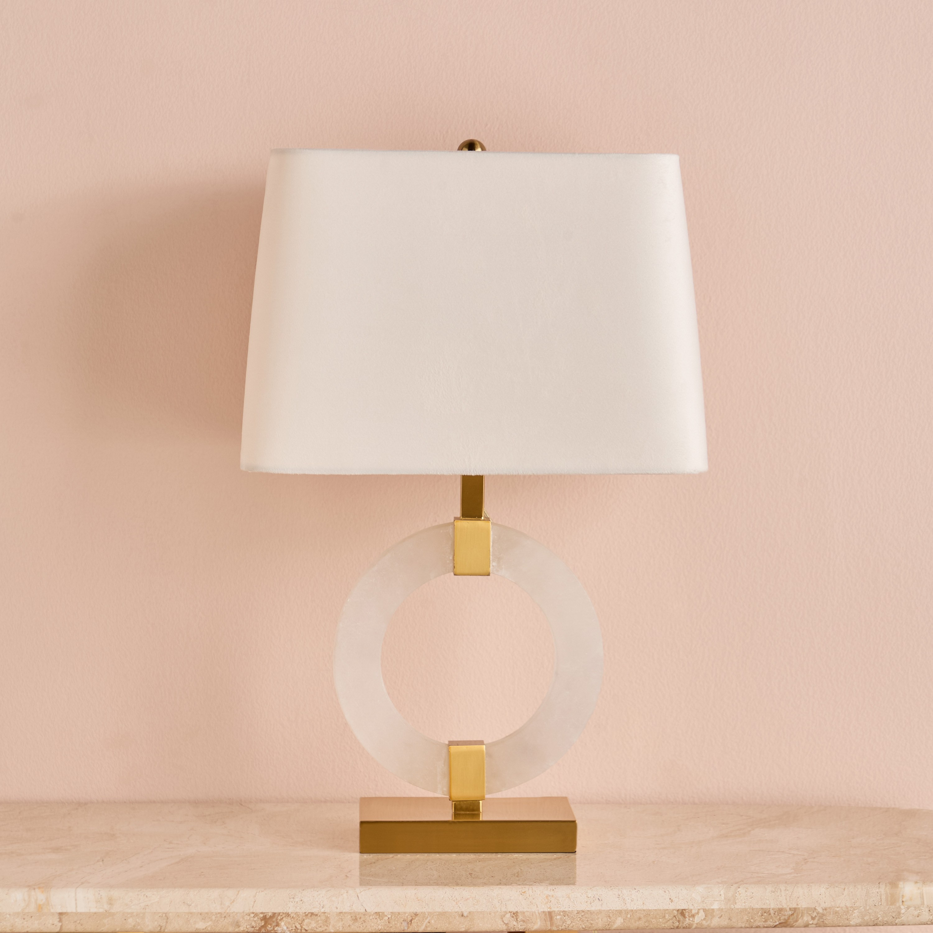 Jessy Alabaster Marble Table Lamp - 53 cm-household-lighting-tableanddesklamps-image-1
