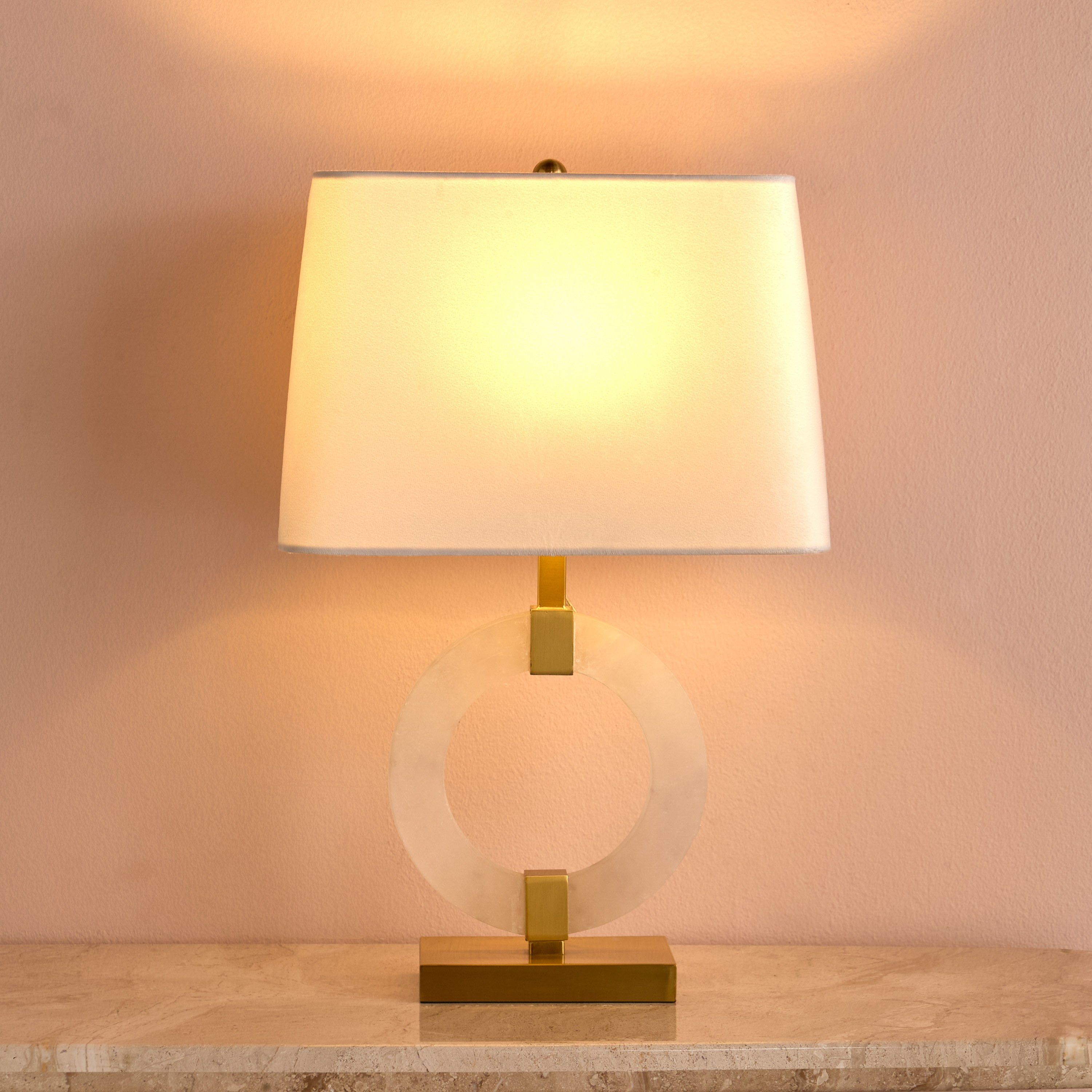 Jessy Alabaster Marble Table Lamp - 53 cm-household-lighting-tableanddesklamps-image-2
