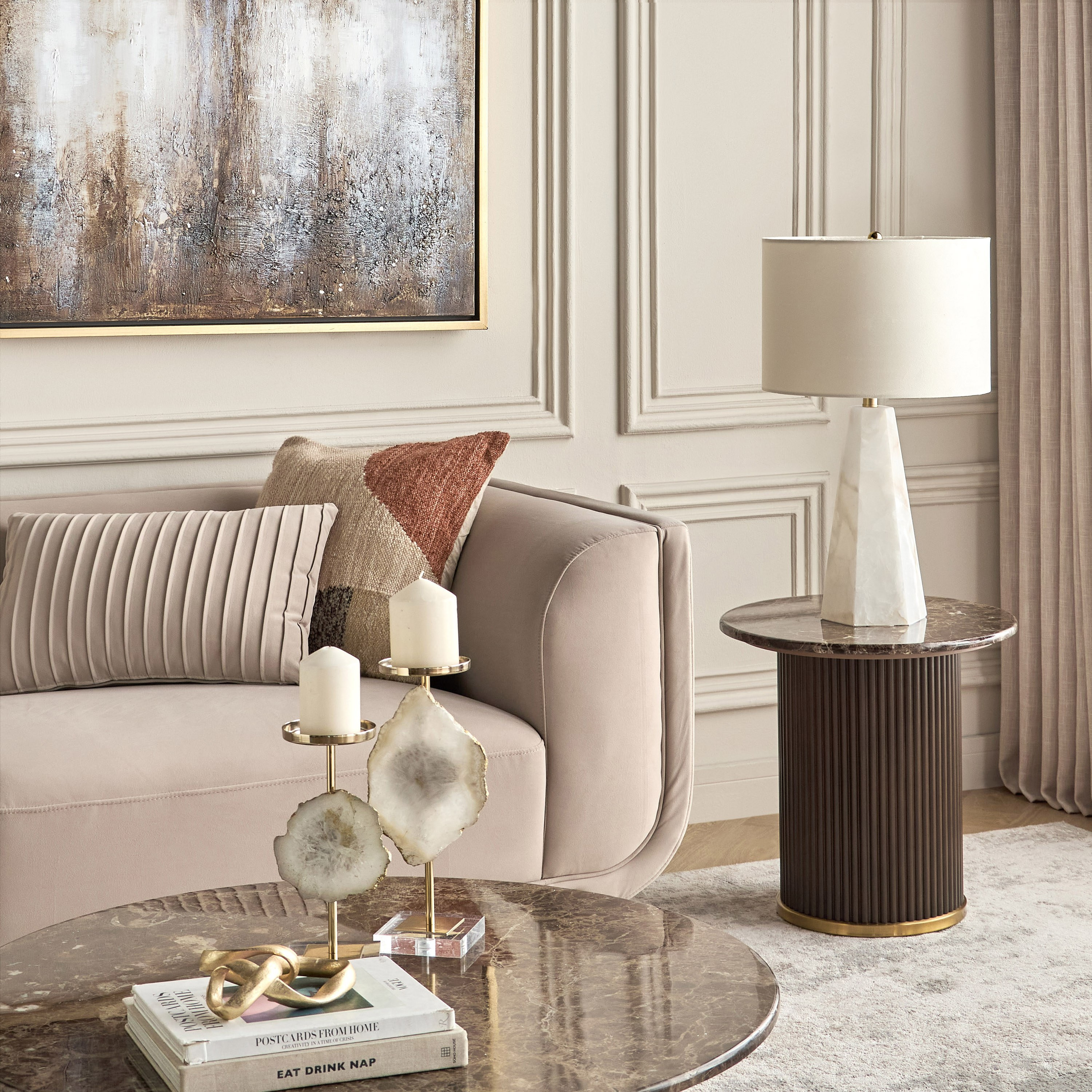 Tove Alabaster Marble Table Lamp - 65 cm-household-lighting-tableanddesklamps-image-5
