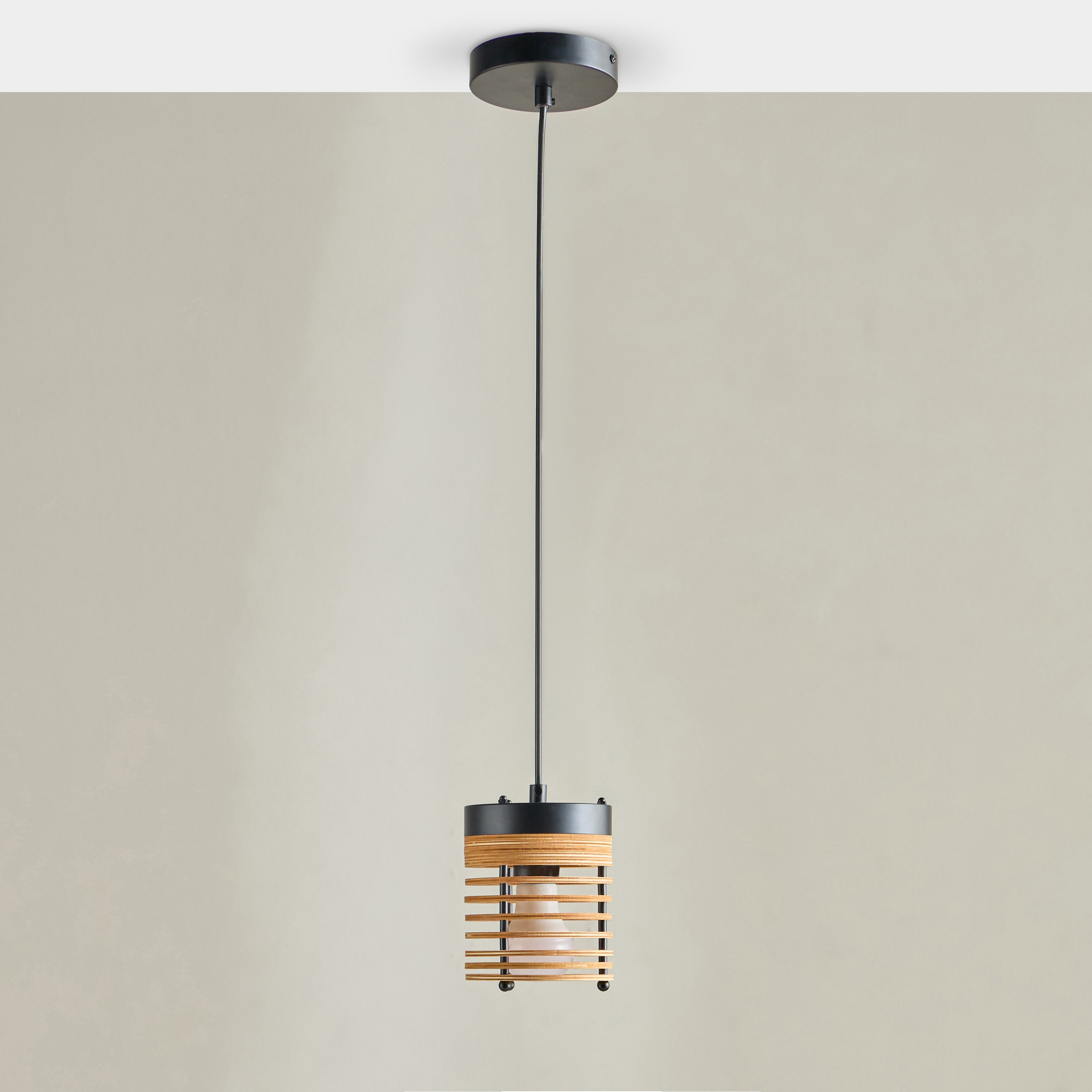 Layne Wooden Pendant Lamp